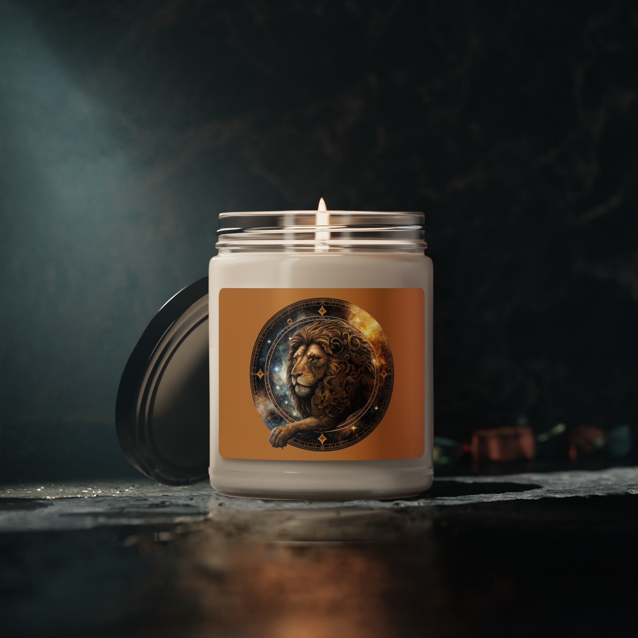 Leo Star Sign Soy Candle Zodiac Customized Candle Gift For Birthday