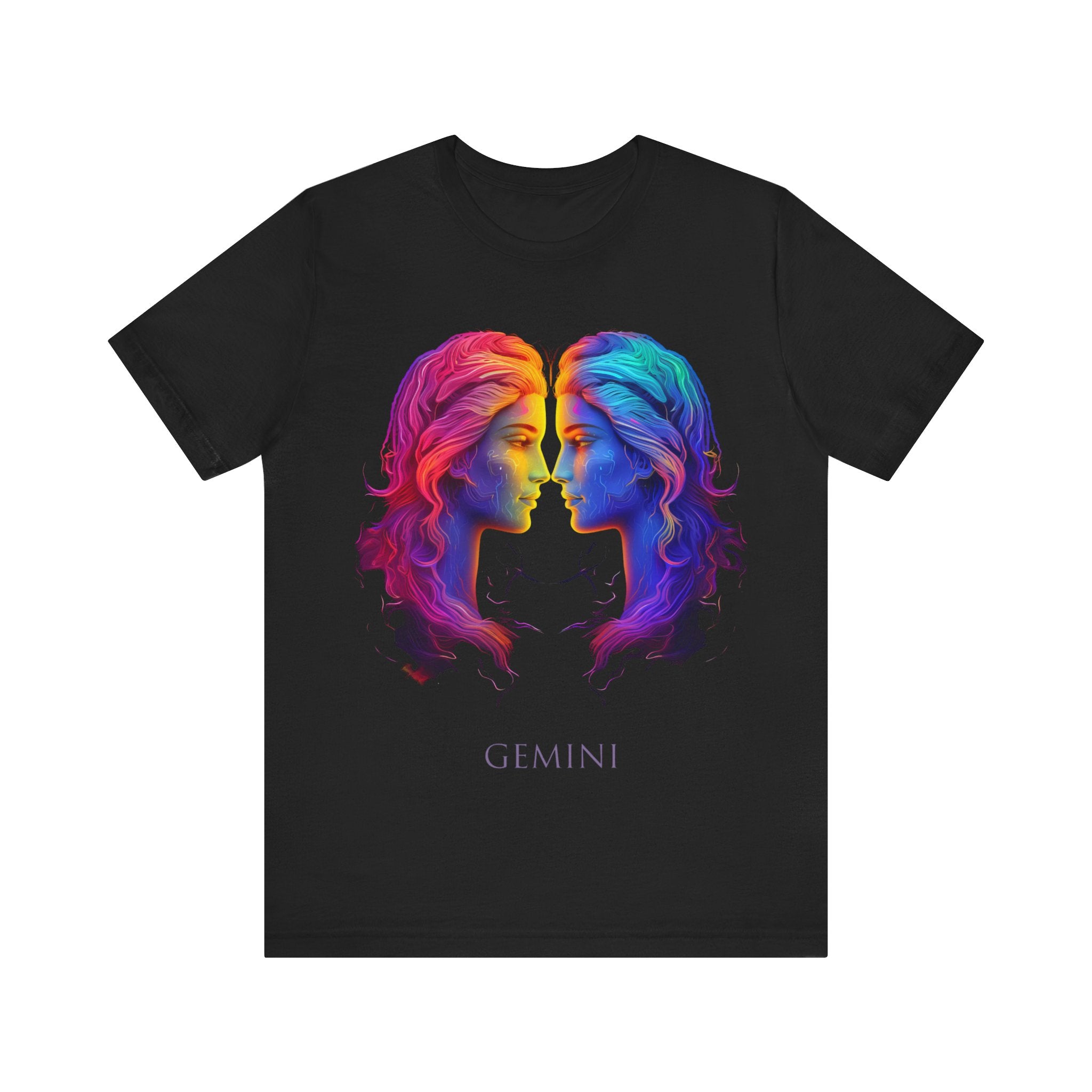 Gemini Neon T-Shirt | Zodiac Sign Tee | Gemini Gift | Horoscope T-Shirt | Astrology Shirt