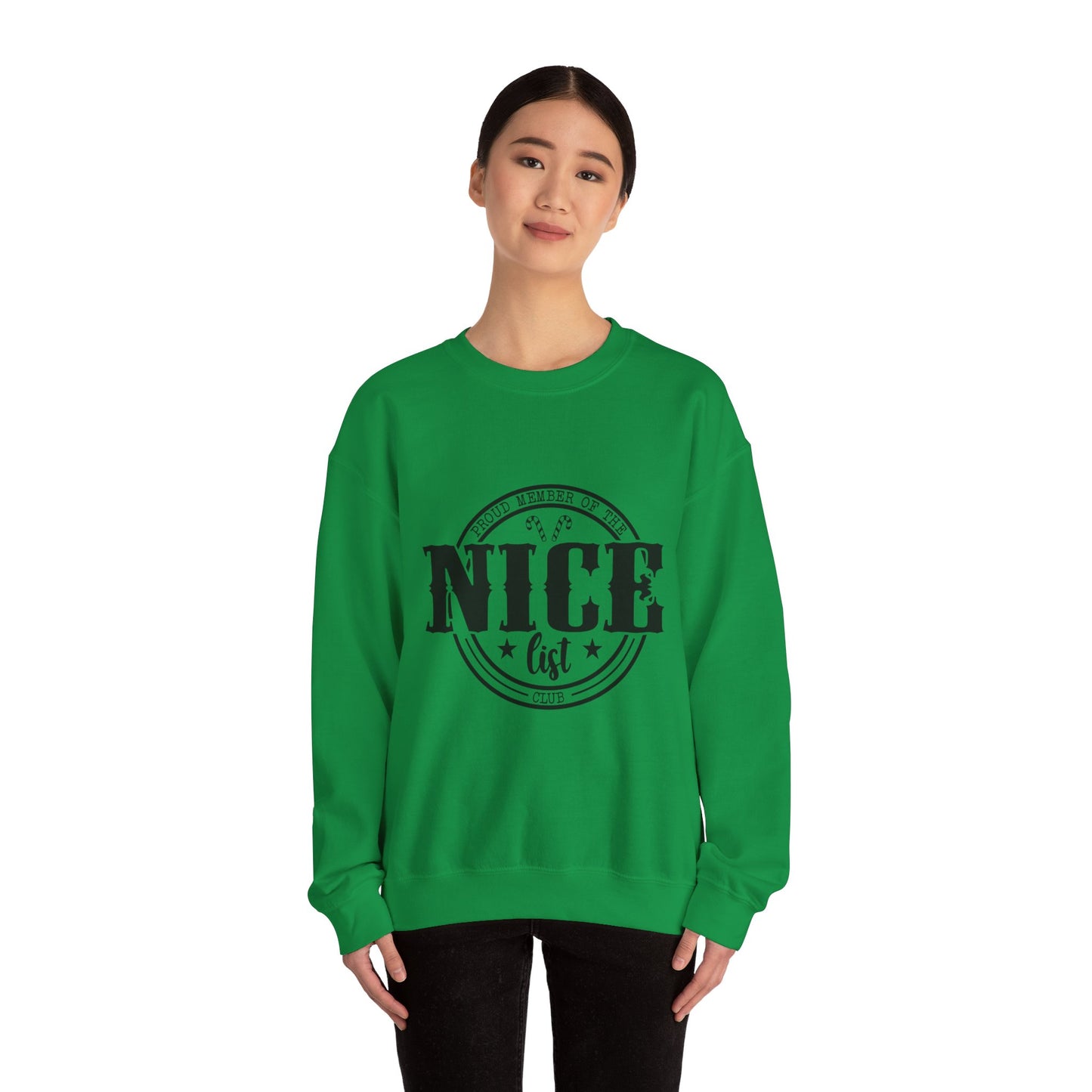Proud member of The Nice List Unisex Heavy Blend™ Crewneck Sweatshirt