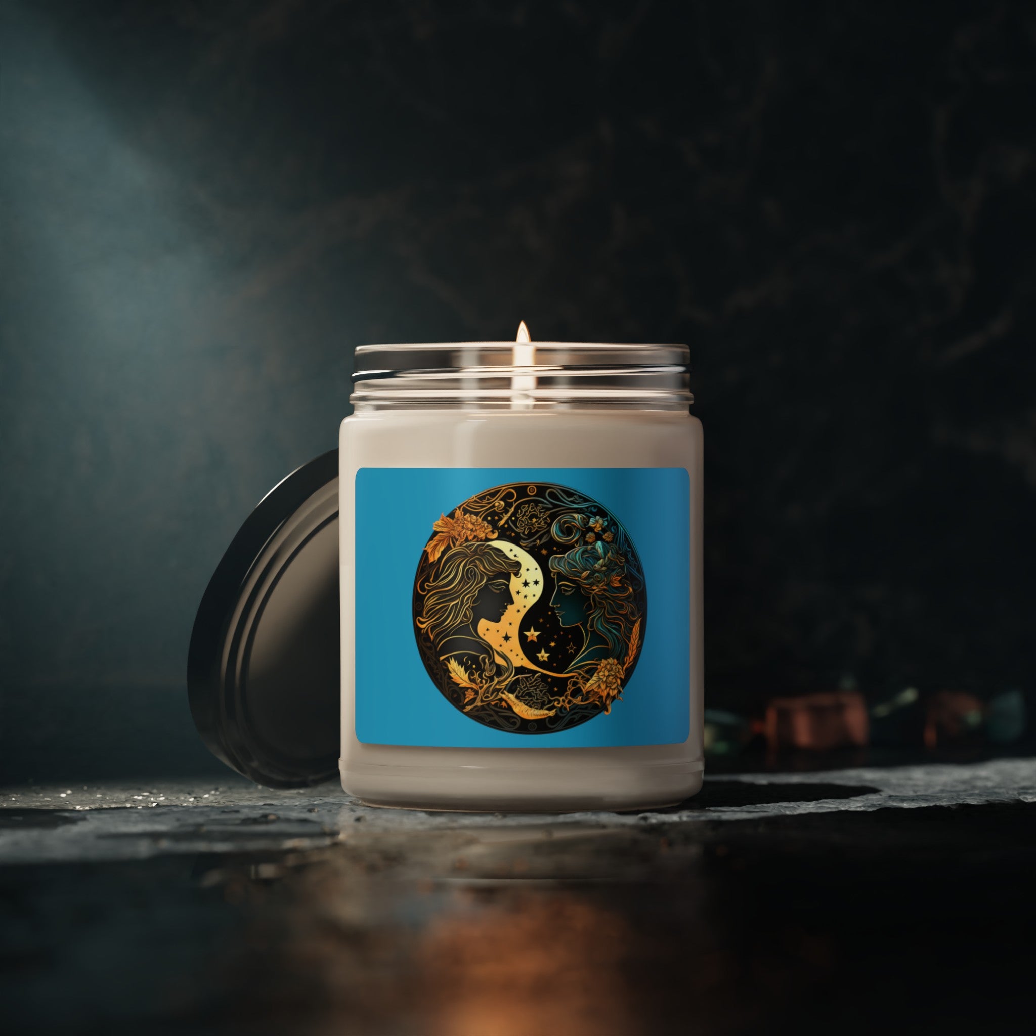 Gemini Star Sign Soy Candle Zodiac Customized Candle Gift For Birthday