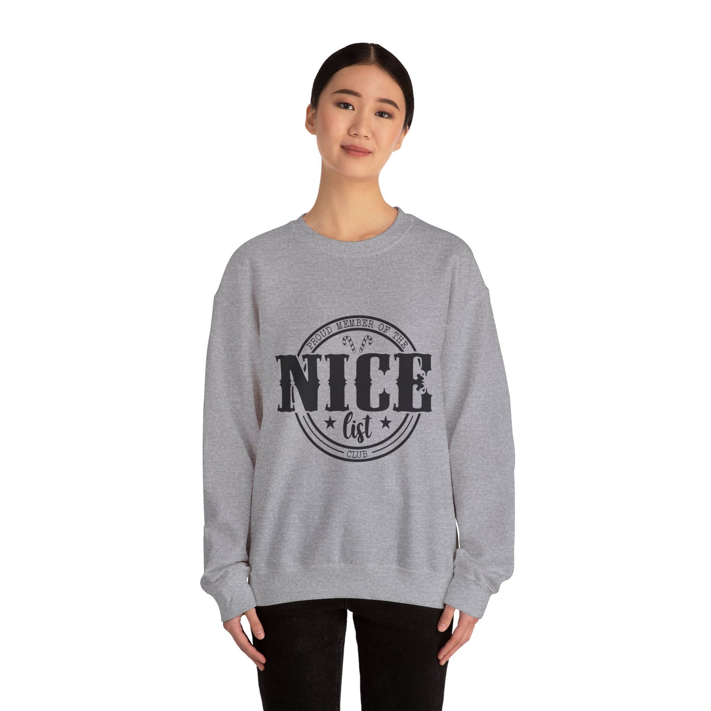Proud member of The Nice List Unisex Heavy Blend™ Crewneck Sweatshirt