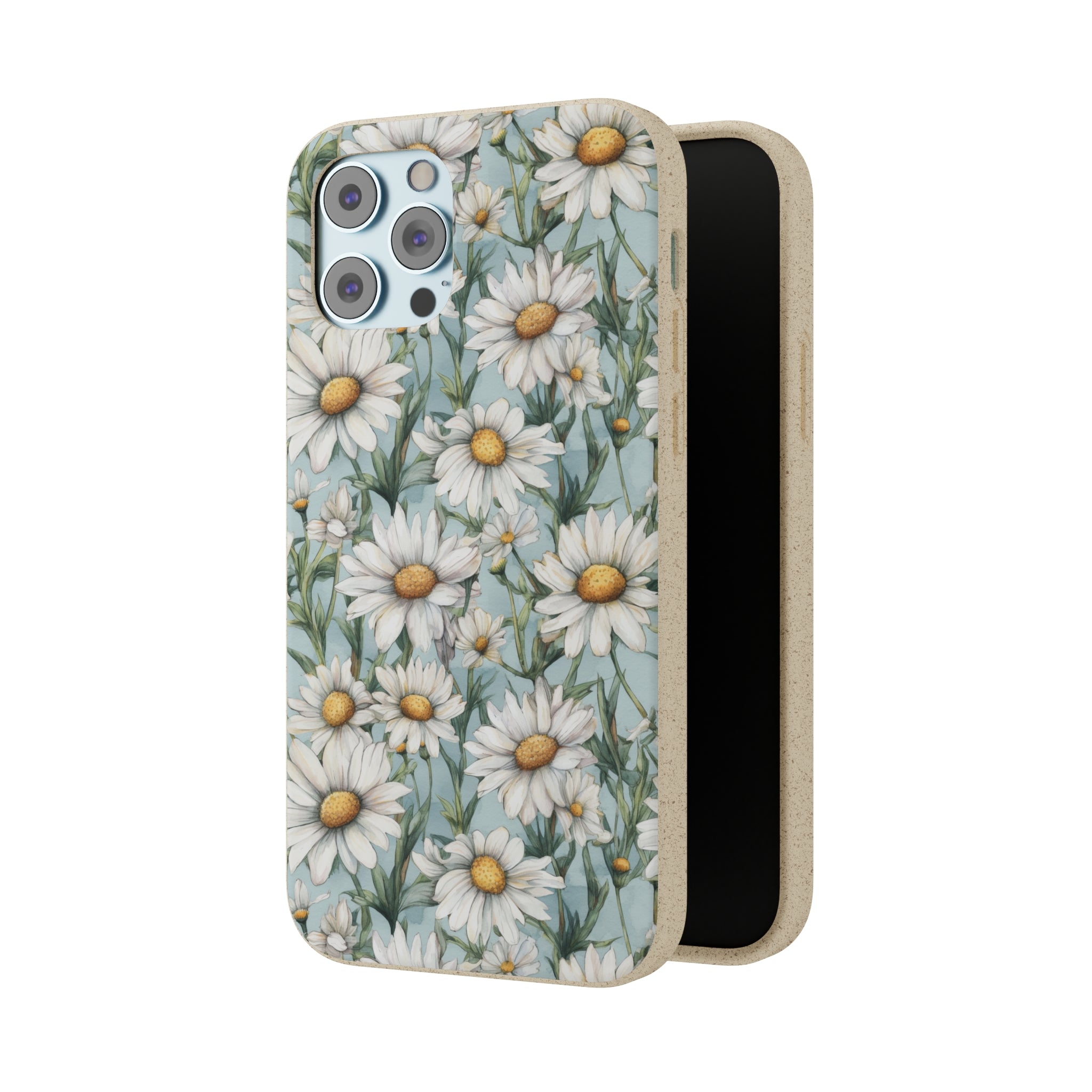 Daisy iPhone case, birth month April iPhone case, birth flower iPhone case, April Daisy iPhone case, iPhone Case, Biodegradable iPhone Cases, Biodegradable Phone Cases