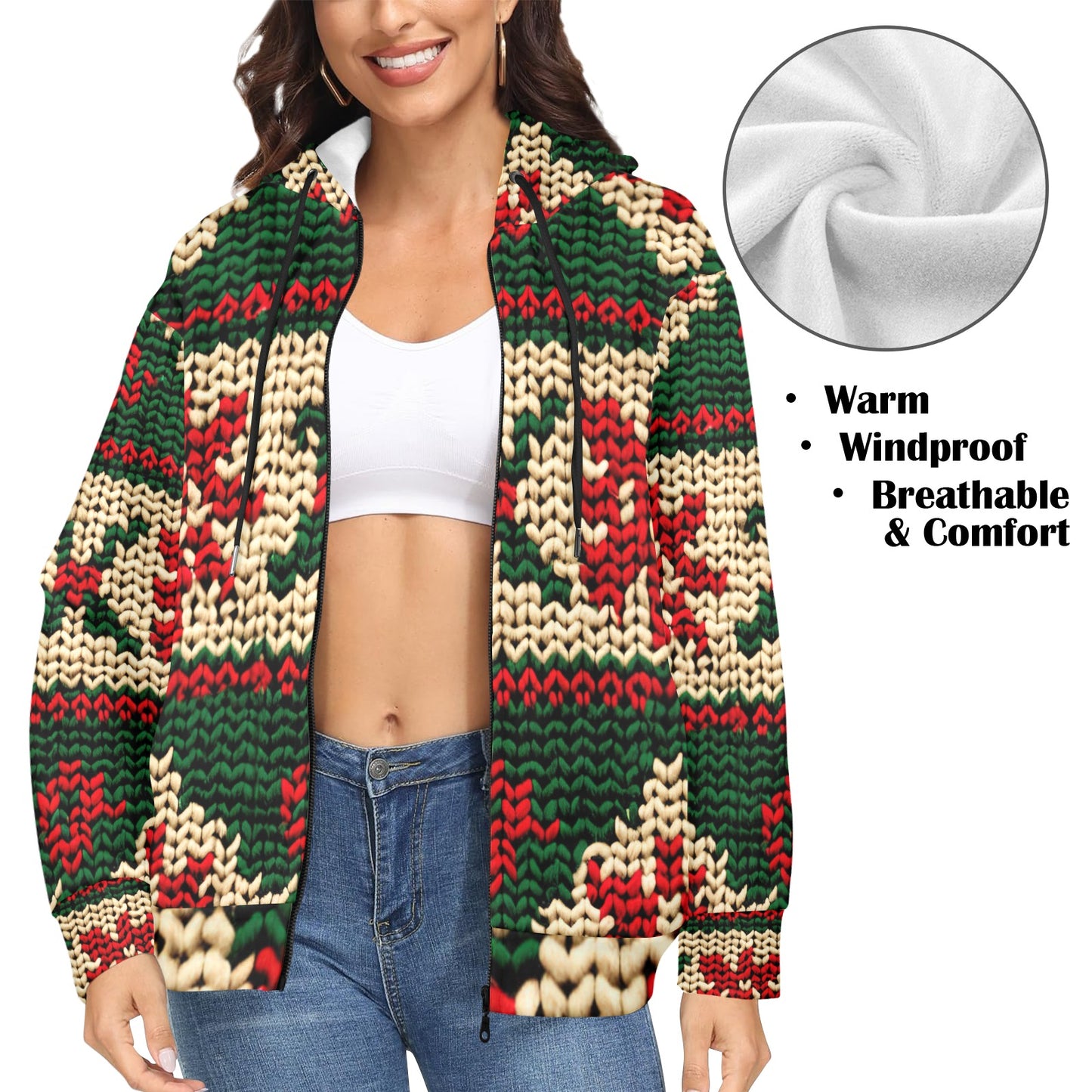 Women's Fleece Full-Zip Hoodie