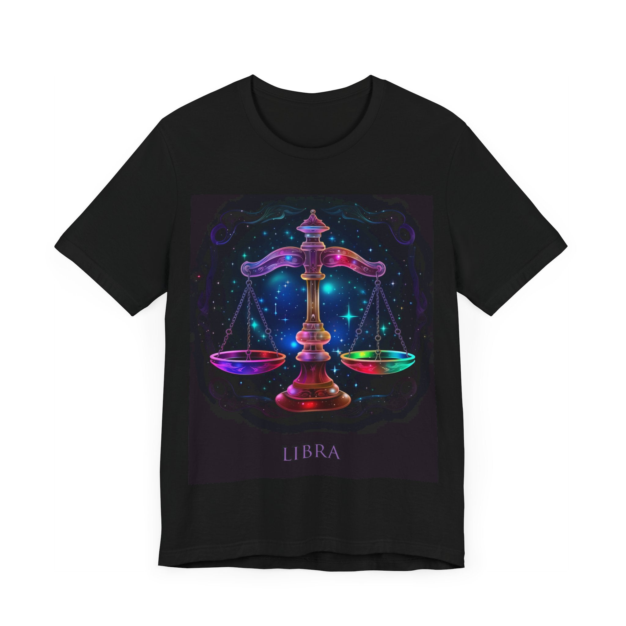 Libra Neon T-Shirt | Zodiac Sign Tee | Libra Gift | Horoscope T-Shirt | Astrology Shirt