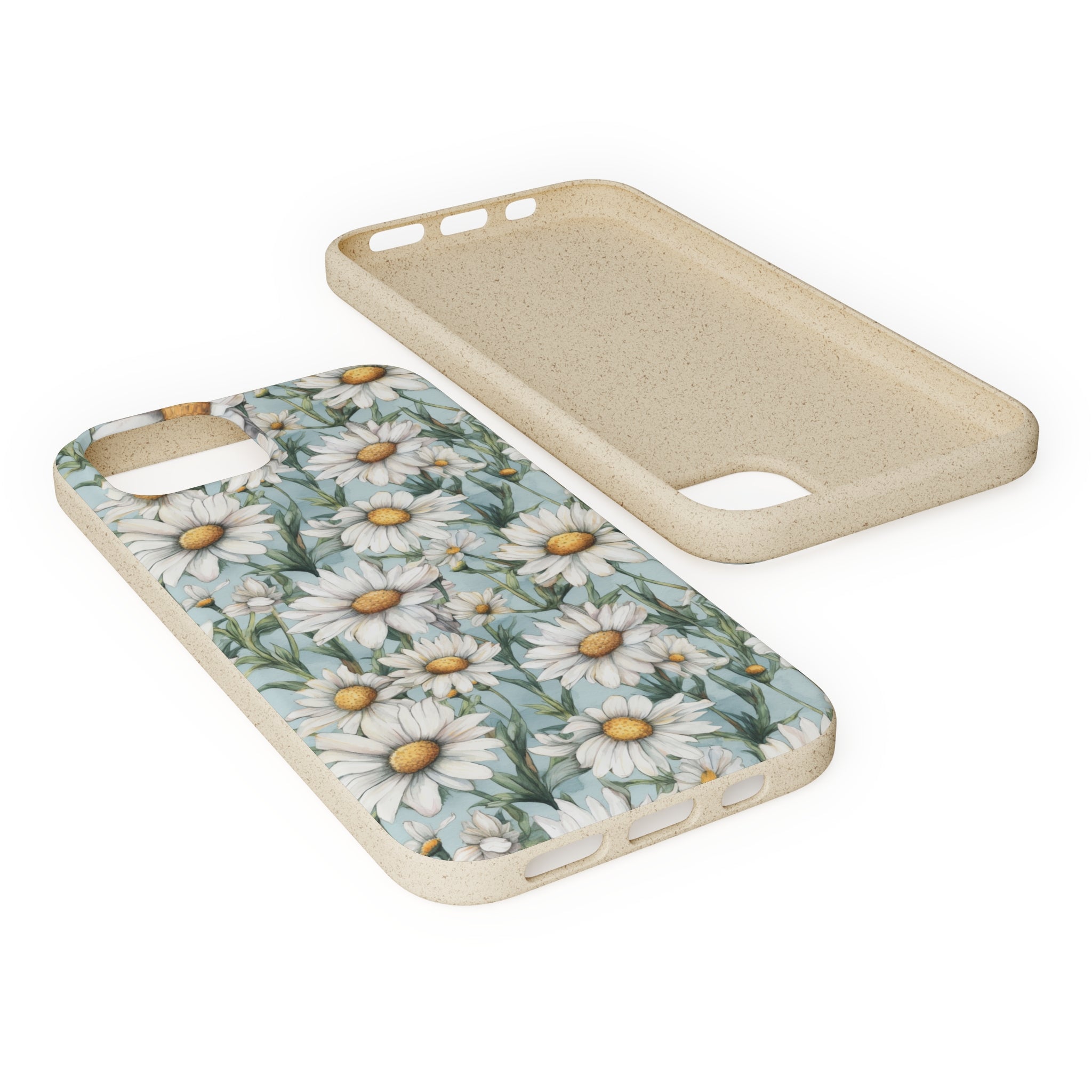 Daisy iPhone case, birth month April iPhone case, birth flower iPhone case, April Daisy iPhone case, iPhone Case, Biodegradable iPhone Cases, Biodegradable Phone Cases