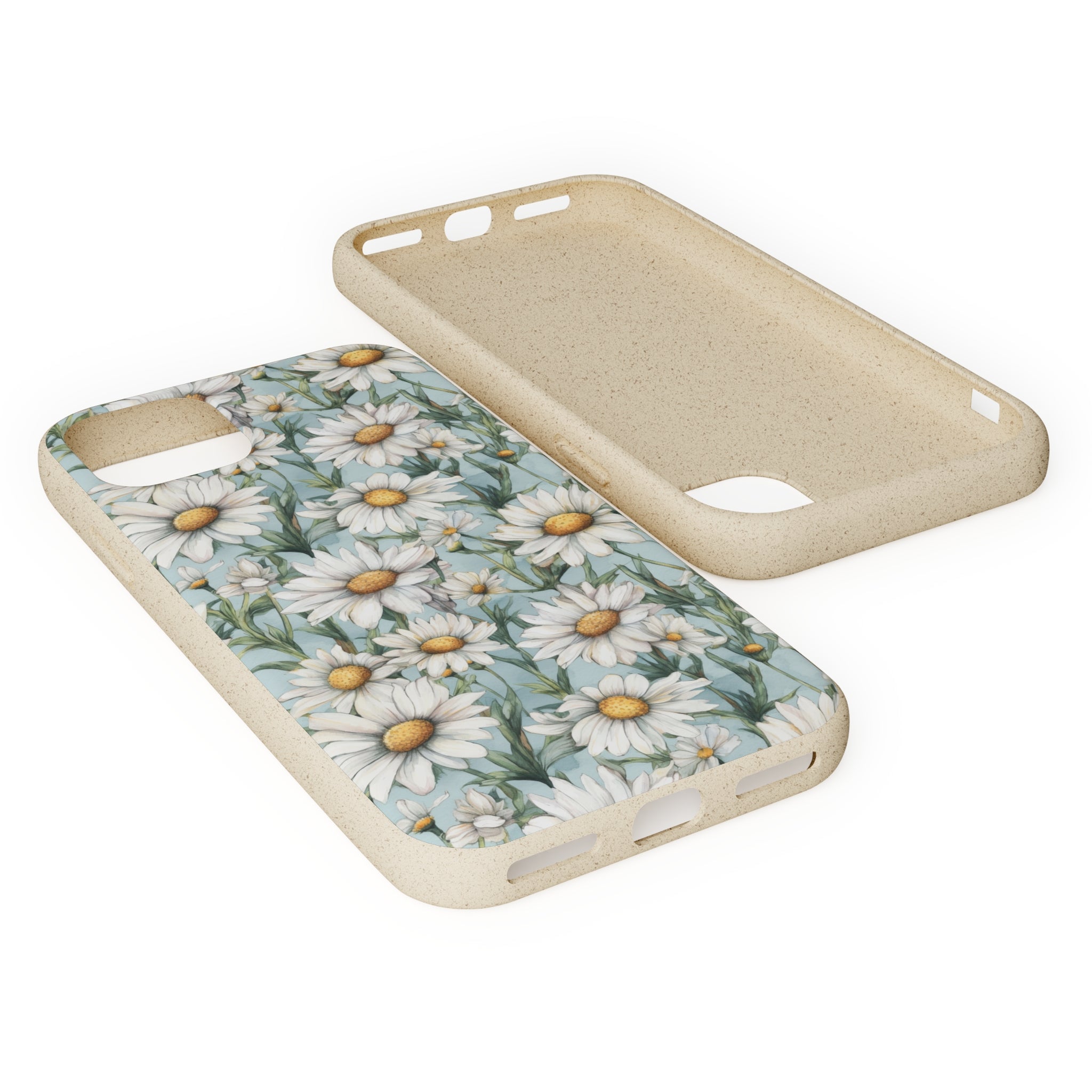 Daisy iPhone case, birth month April iPhone case, birth flower iPhone case, April Daisy iPhone case, iPhone Case, Biodegradable iPhone Cases, Biodegradable Phone Cases