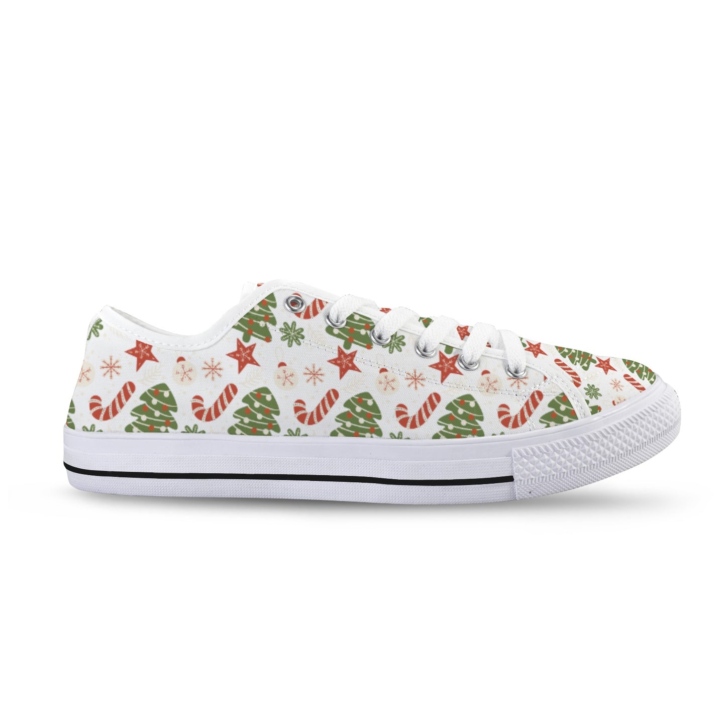 Candy Canes & Christmas Trees Sneakers