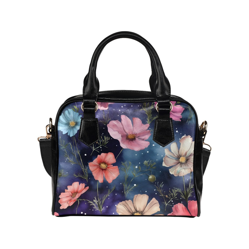 Cosmos Print Bag, Cosmos Birth Month Handbag, Birth Month Bag, October Birth Month Bag, Shoulder Handbag