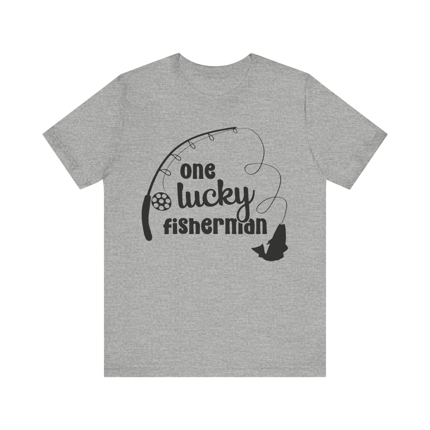 One Lucky Fisherman Unisex Jersey Short Sleeve Tee