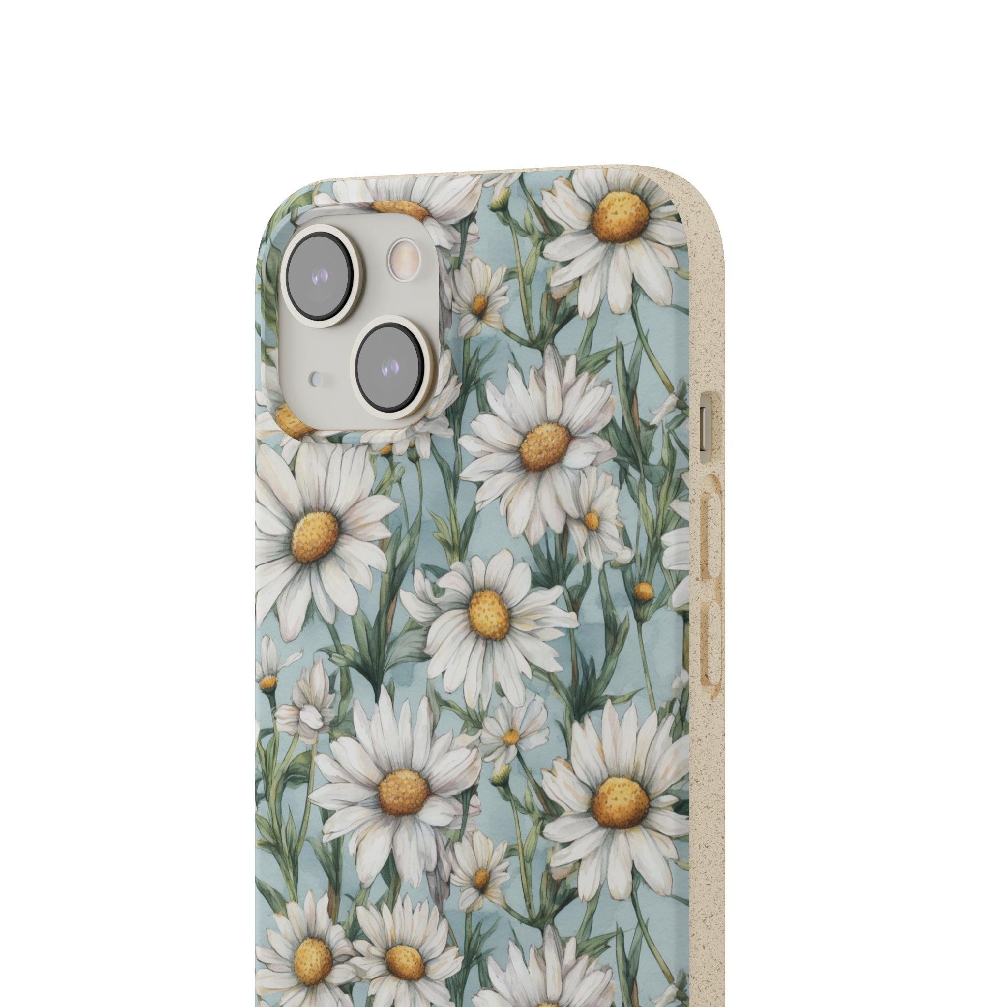 Daisy iPhone case, birth month April iPhone case, birth flower iPhone case, April Daisy iPhone case, iPhone Case, Biodegradable iPhone Cases, Biodegradable Phone Cases