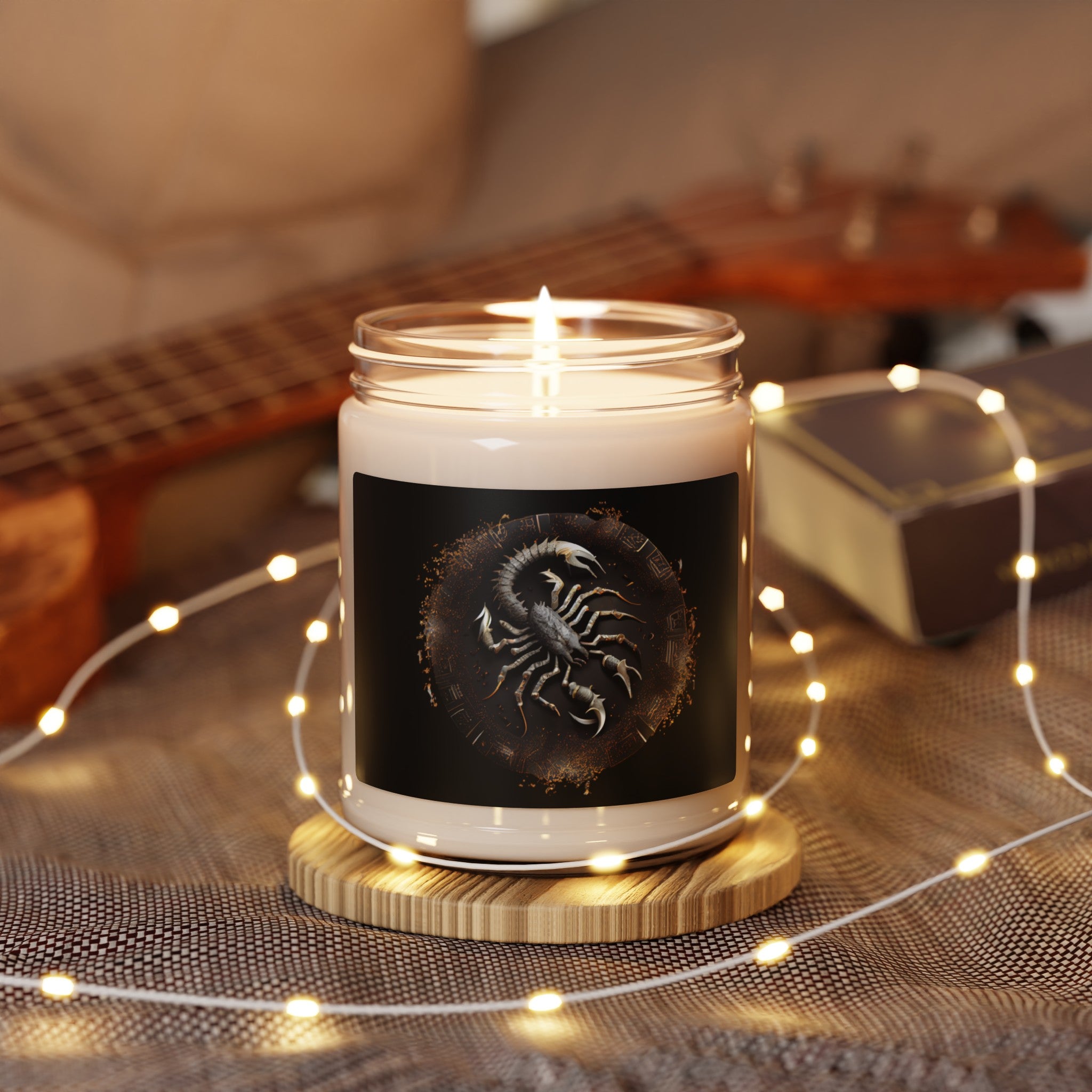 Scorpio Star Sign Soy Candle Zodiac Customized Candle Gift For Birthday