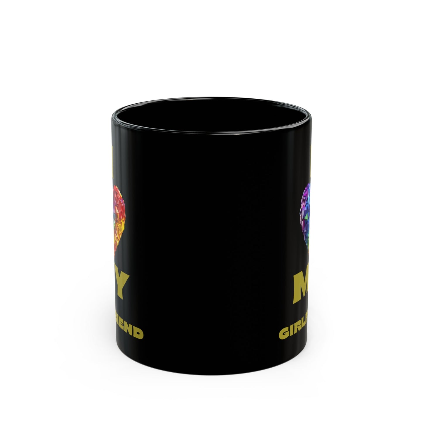 I Love My Girlfriend 11oz Black Mug