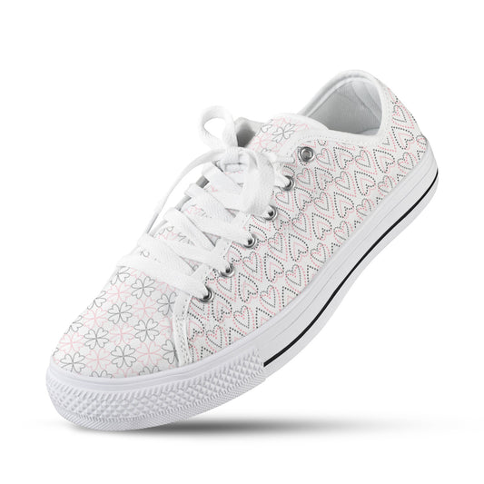 Dotted Hearts Sneakers