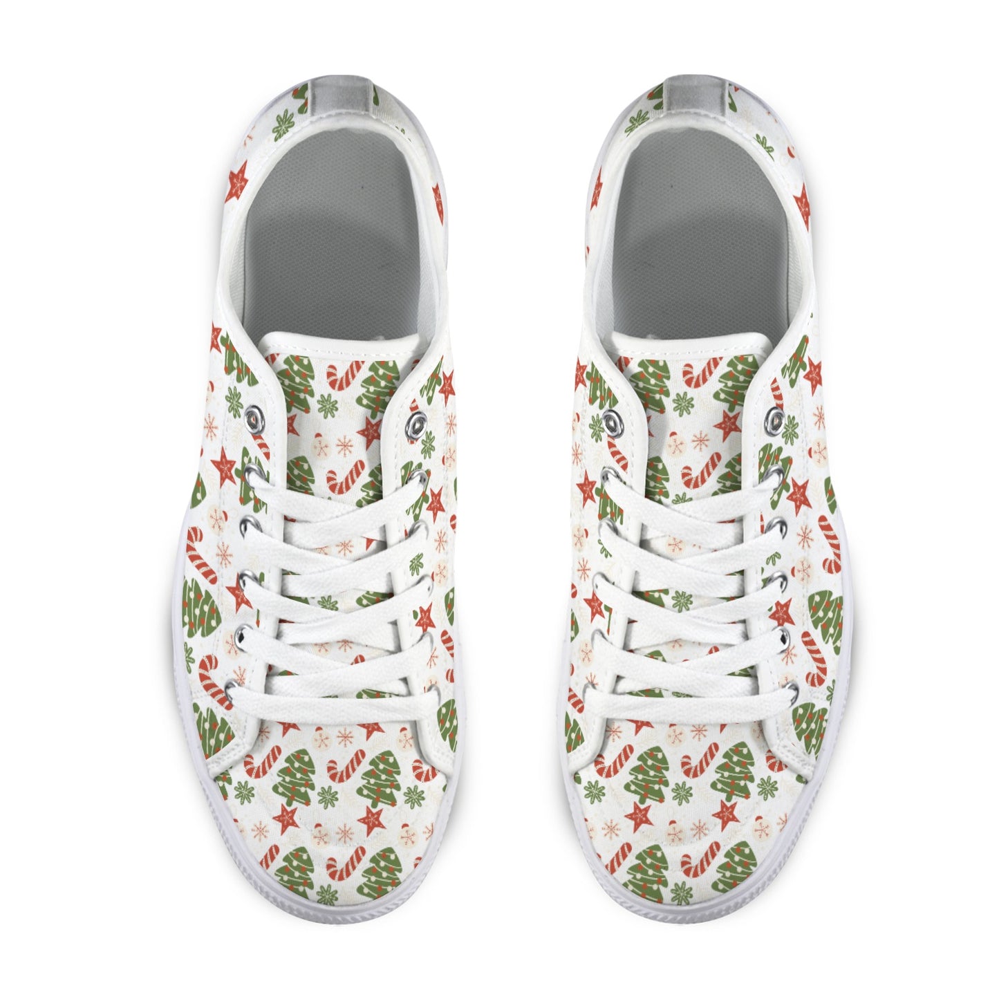 Candy Canes & Christmas Trees Sneakers