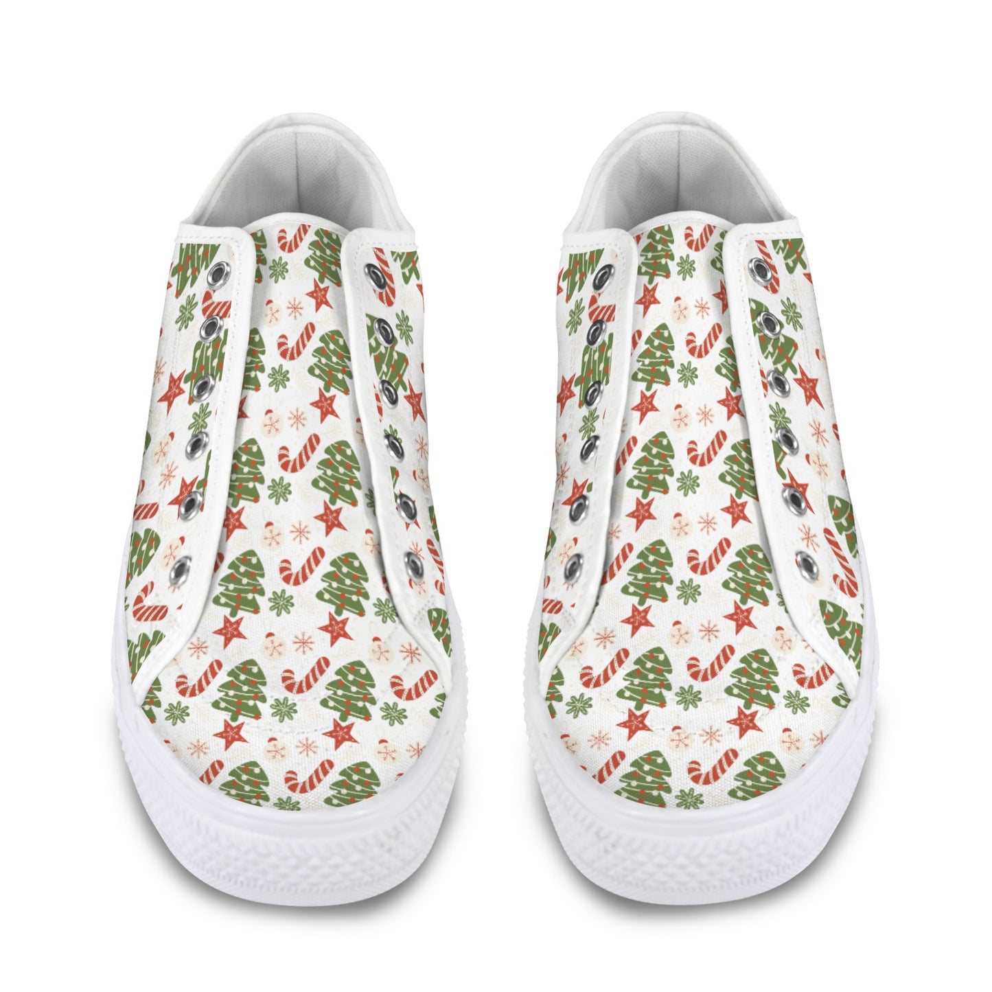 Candy Canes & Christmas Trees Sneakers