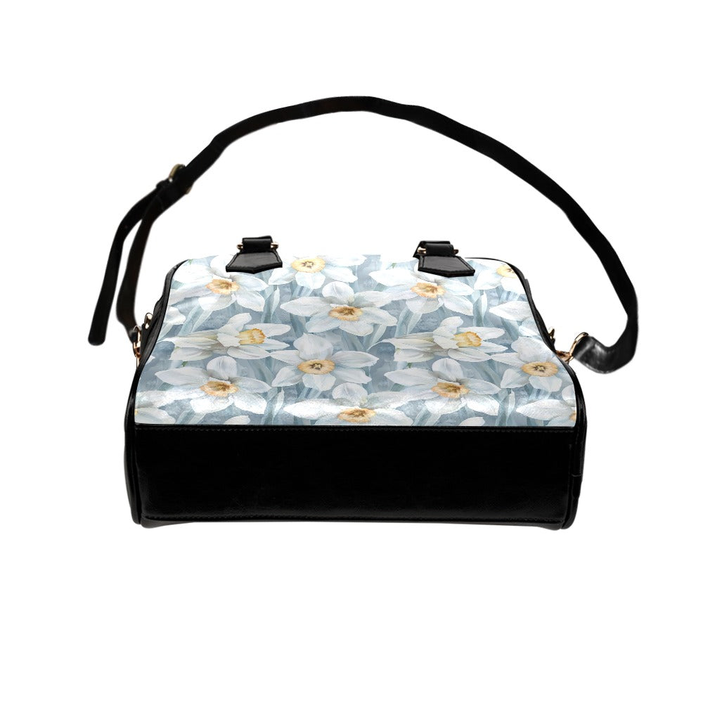 Narcissus Print Bag, Narcissus Birth Month Handbag, Birth Month Bag, December Birth Month Bag, Shoulder Handbag