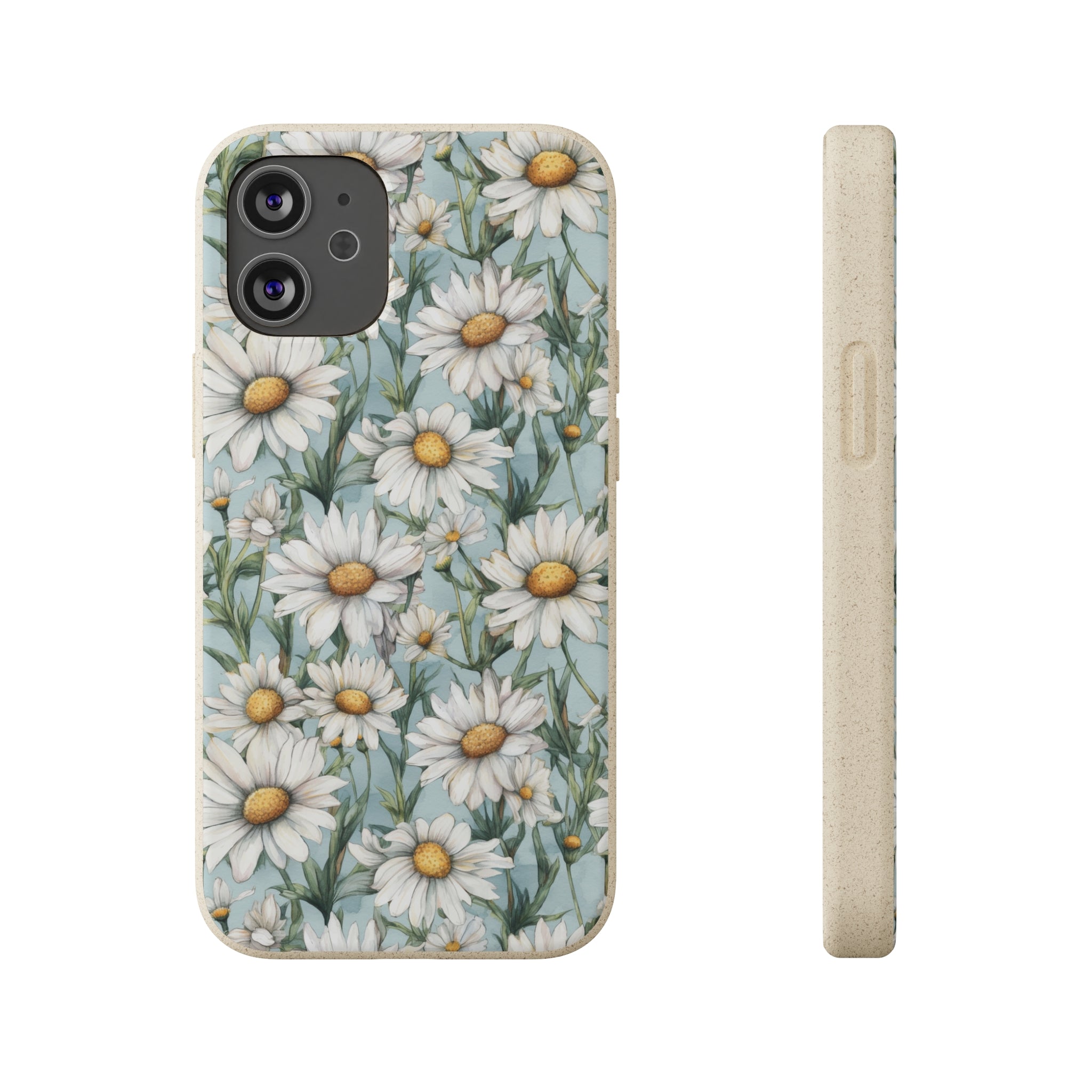 Daisy iPhone case, birth month April iPhone case, birth flower iPhone case, April Daisy iPhone case, iPhone Case, Biodegradable iPhone Cases, Biodegradable Phone Cases