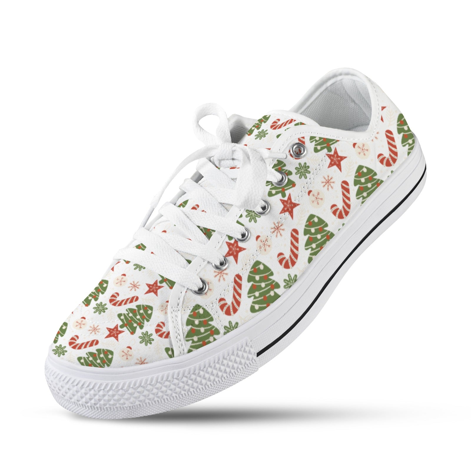 Candy Canes & Christmas Trees Sneakers
