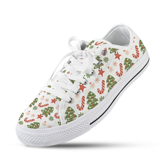 Candy Canes & Christmas Trees Sneakers