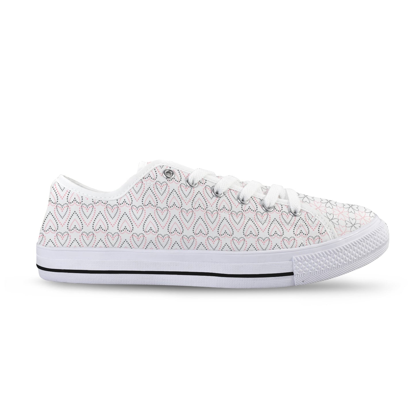 Dotted Hearts Sneakers