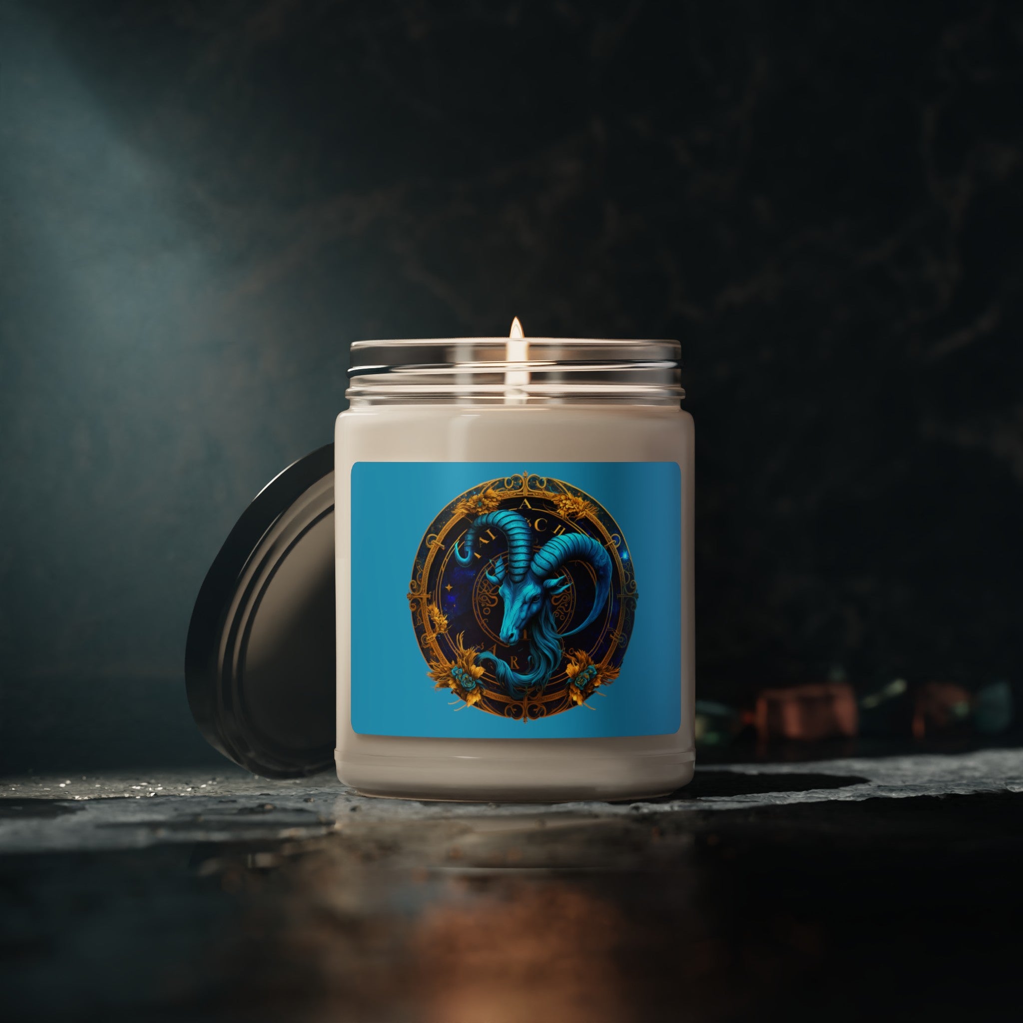 Capricorn Star Sign Soy Candle Zodiac Customized Candle Gift For Birthday