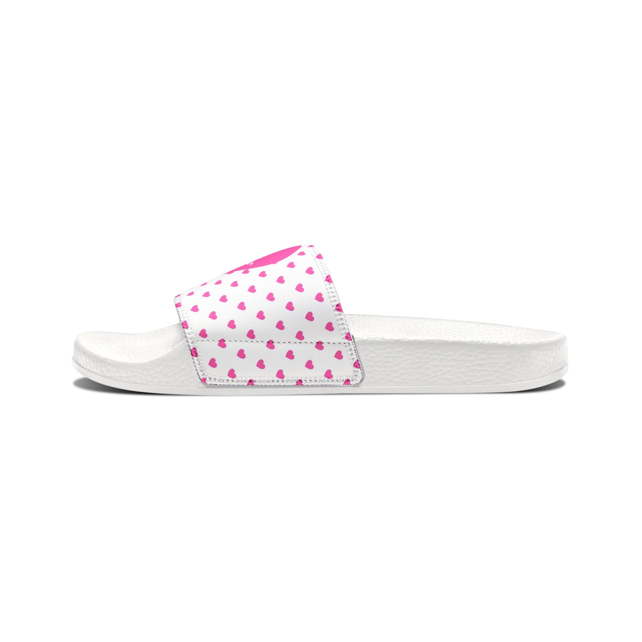 Breast Cancer Women's PU Slide Sandals