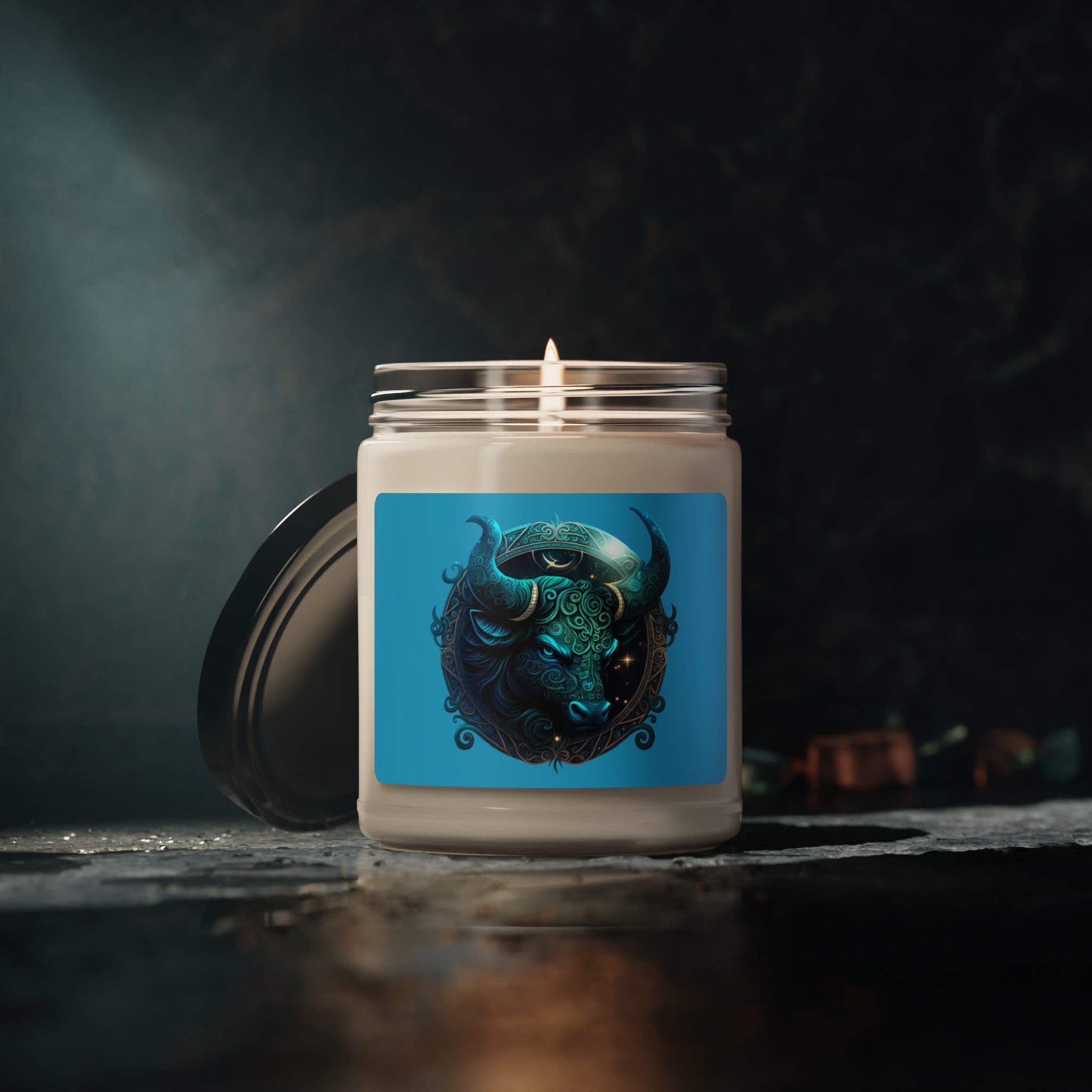 Taurus Star Sign Soy Candle, Zodiac Customized Candle, Gift For Birthday, Taurus Birthday Gift, Taurus Candle