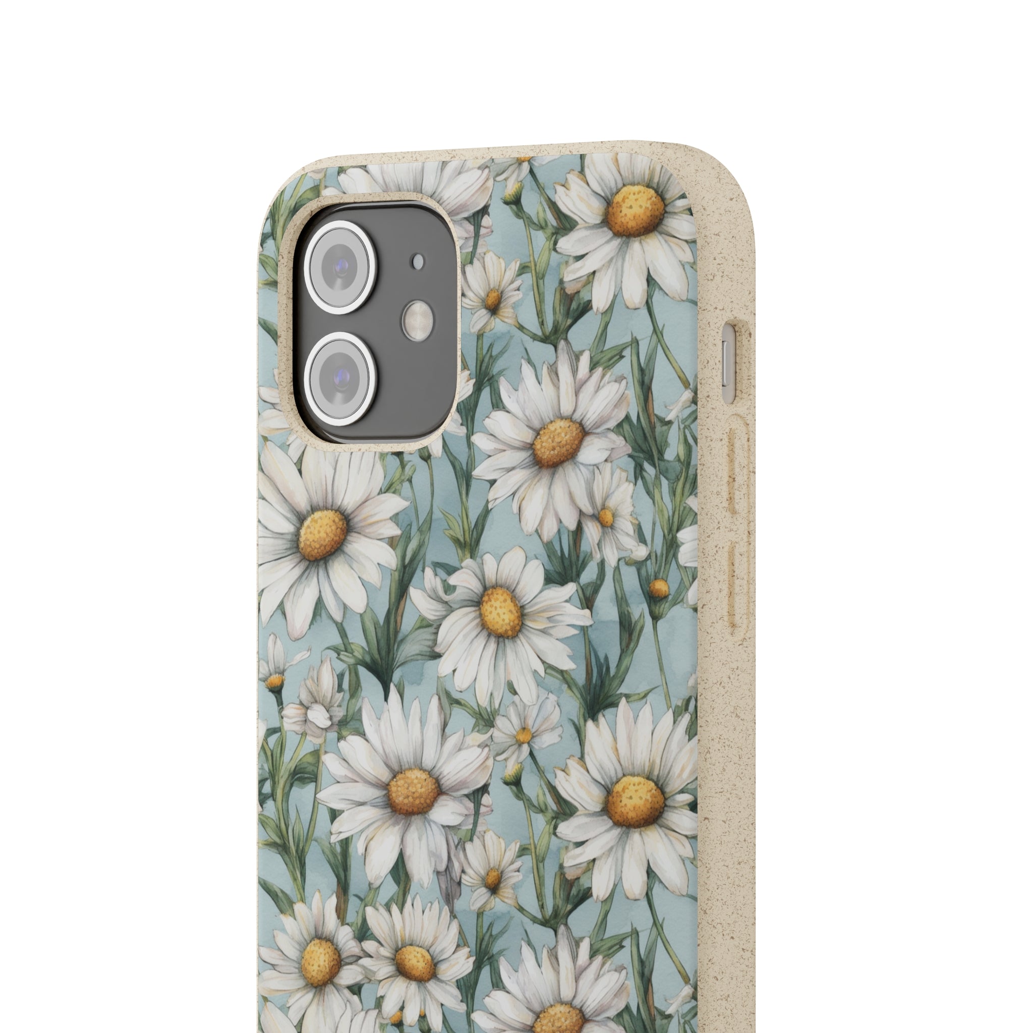Daisy iPhone case, birth month April iPhone case, birth flower iPhone case, April Daisy iPhone case, iPhone Case, Biodegradable iPhone Cases, Biodegradable Phone Cases