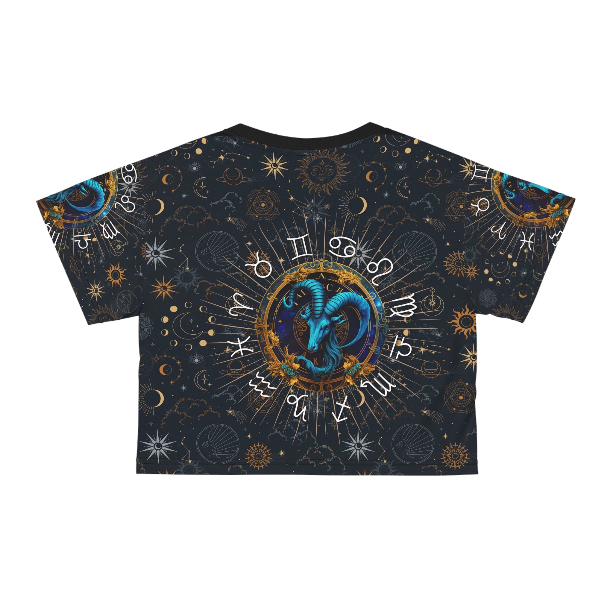 Capricorn women's crop top, Capricorn activewear, Capricorn Zodiac, Capricorn , Capricorn Gift, Capricorn zodiac tee, Crop Tee, zodiac crop