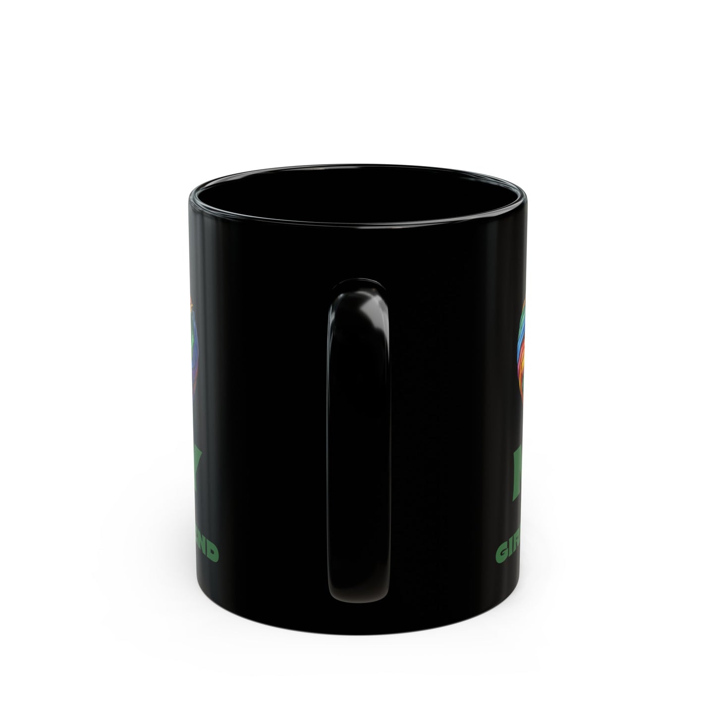 I Love My Girlfriend 11oz Black Mug