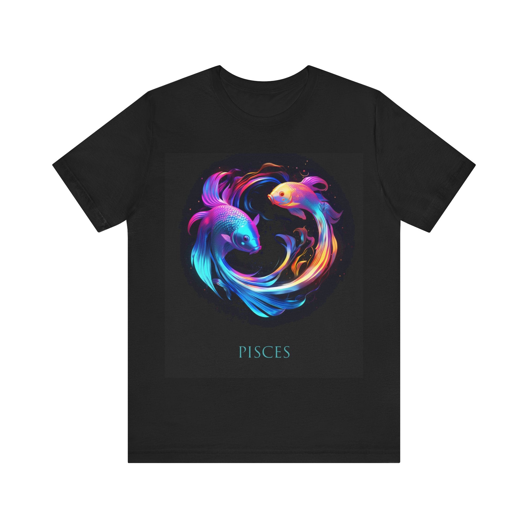 Pisces Neon T-Shirt | Zodiac Sign Tee | Pisces Gift | Horoscope T-Shirt | Astrology Shirt