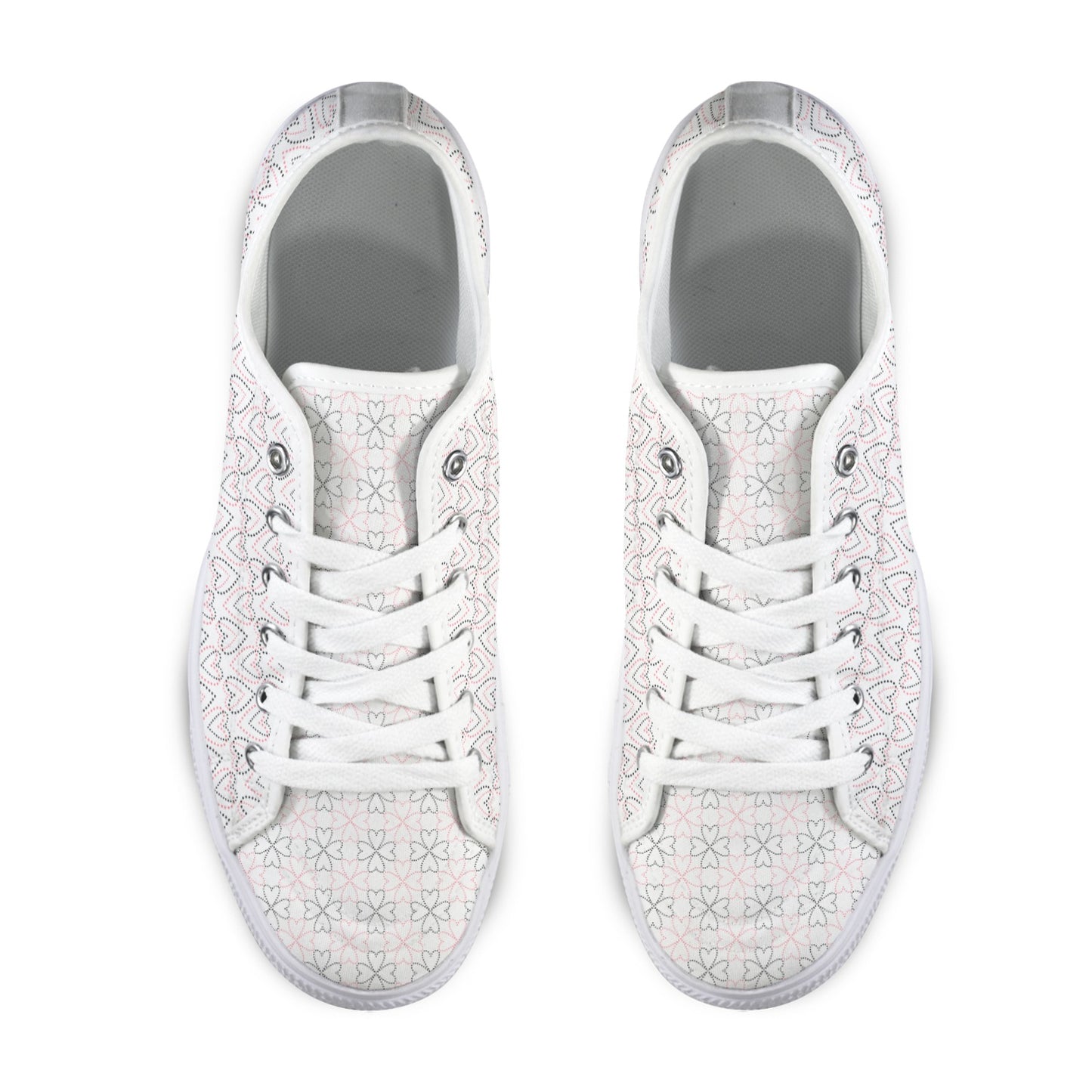 Dotted Hearts Sneakers