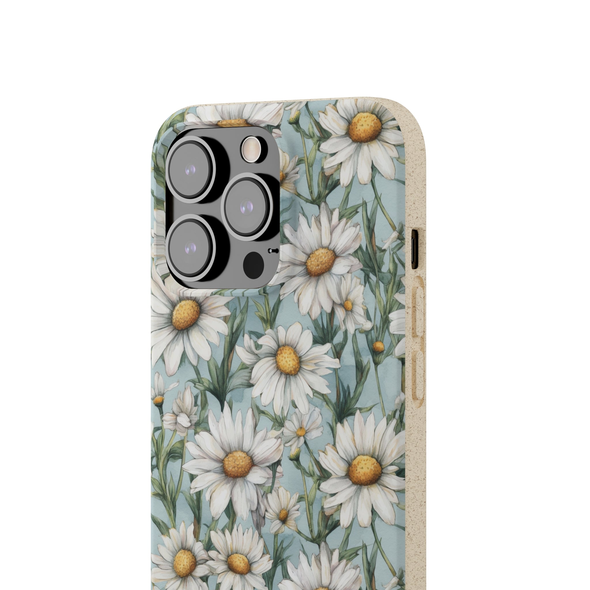 Daisy iPhone case, birth month April iPhone case, birth flower iPhone case, April Daisy iPhone case, iPhone Case, Biodegradable iPhone Cases, Biodegradable Phone Cases