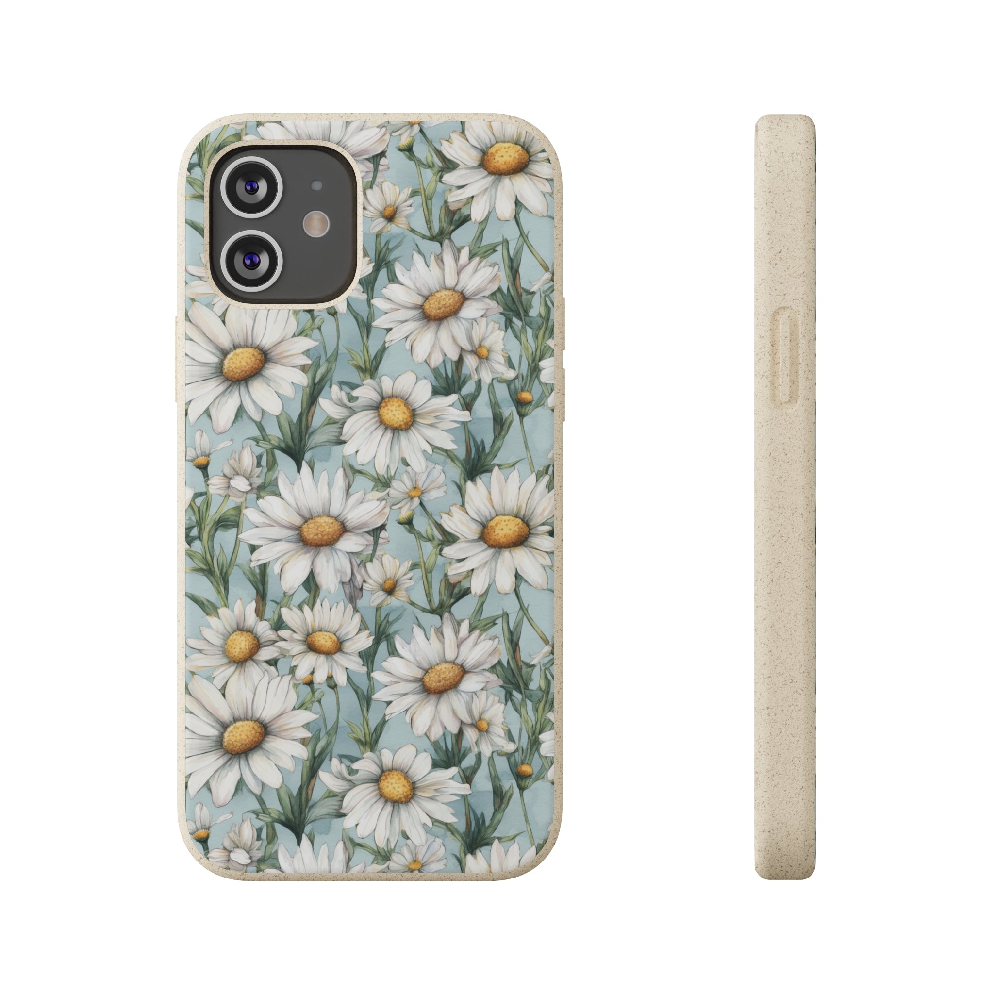 Daisy iPhone case, birth month April iPhone case, birth flower iPhone case, April Daisy iPhone case, iPhone Case, Biodegradable iPhone Cases, Biodegradable Phone Cases