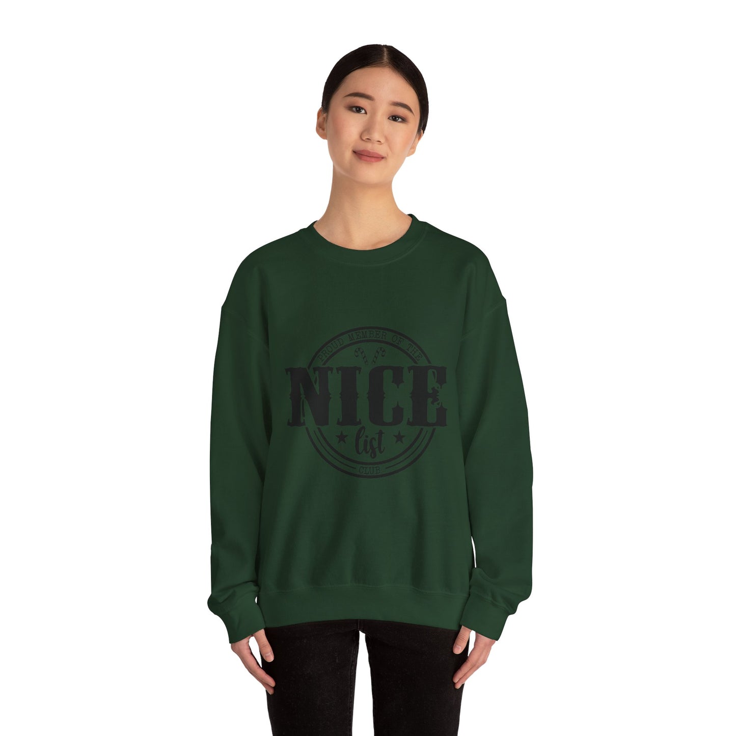 Proud member of The Nice List Unisex Heavy Blend™ Crewneck Sweatshirt