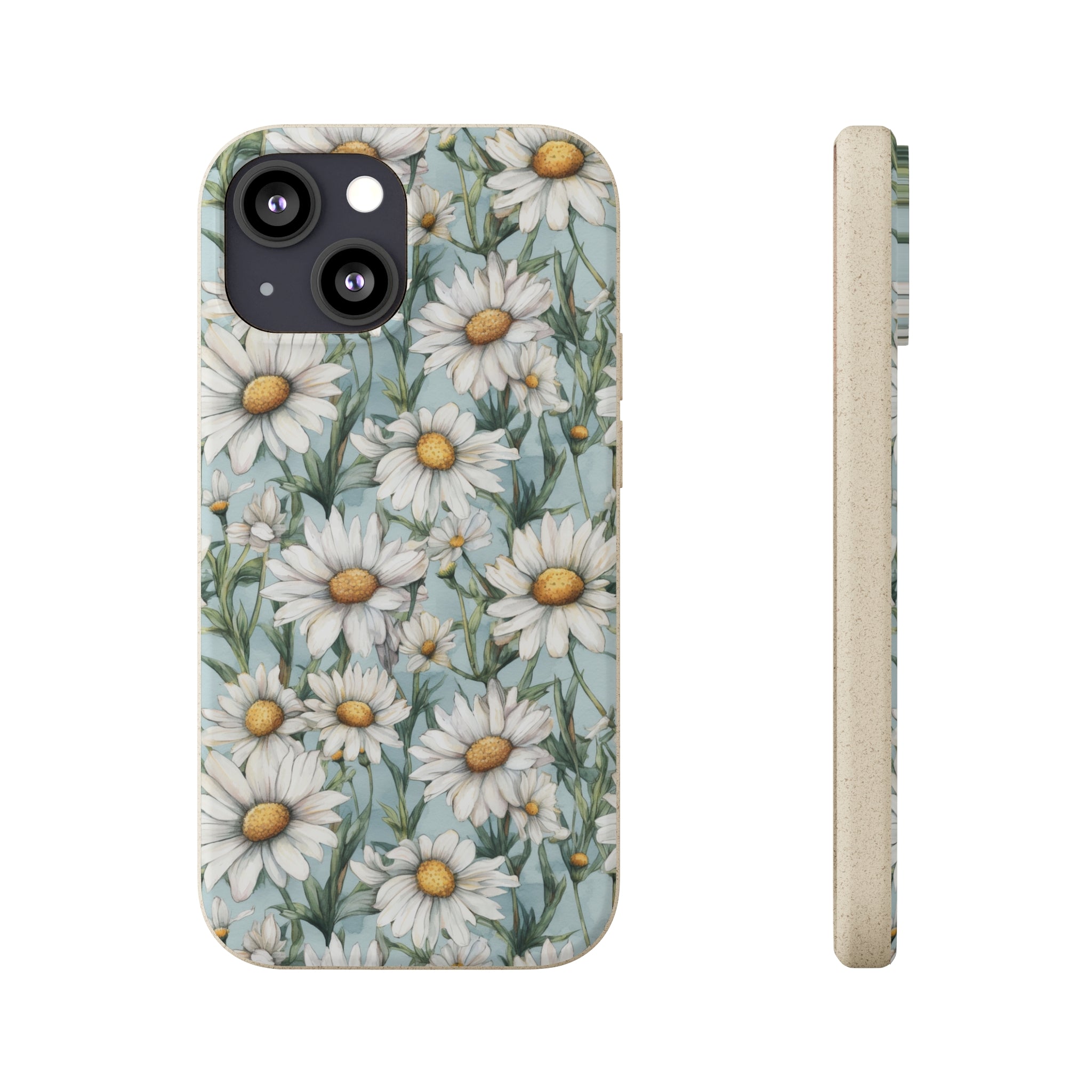 Daisy iPhone case, birth month April iPhone case, birth flower iPhone case, April Daisy iPhone case, iPhone Case, Biodegradable iPhone Cases, Biodegradable Phone Cases