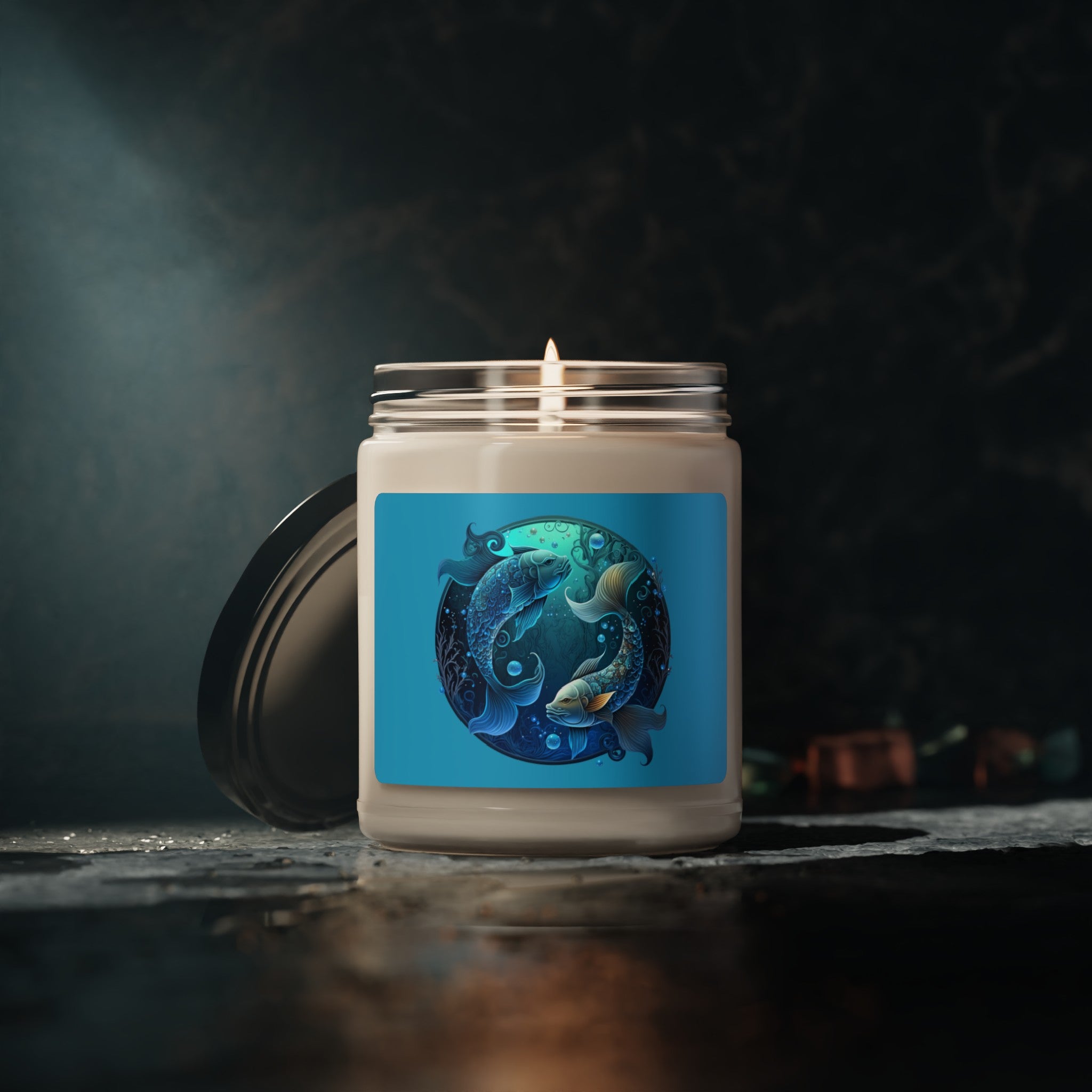Pisces Star Sign Soy Candle Zodiac Customized Candle Gift For Birthday
