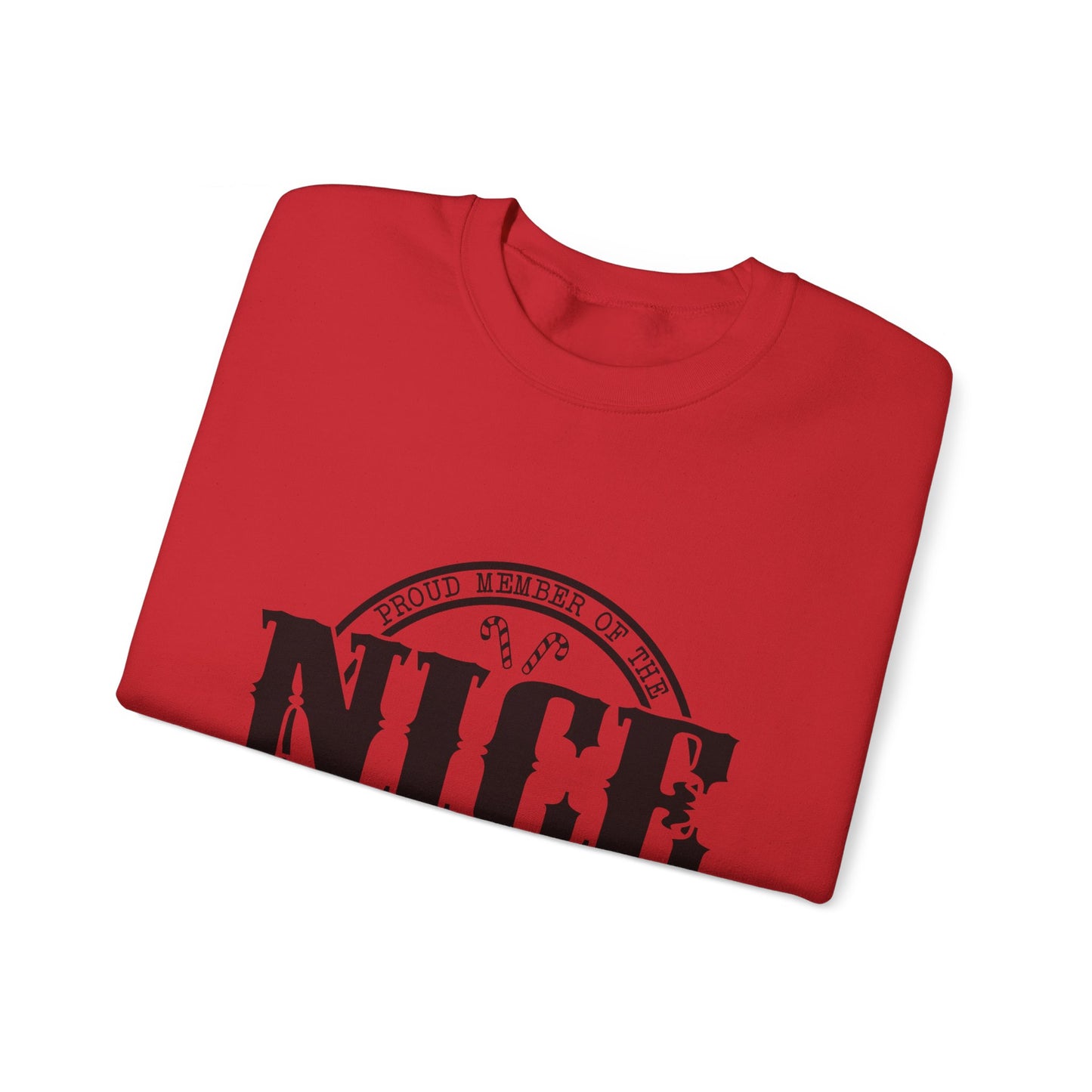 Proud member of The Nice List Unisex Heavy Blend™ Crewneck Sweatshirt