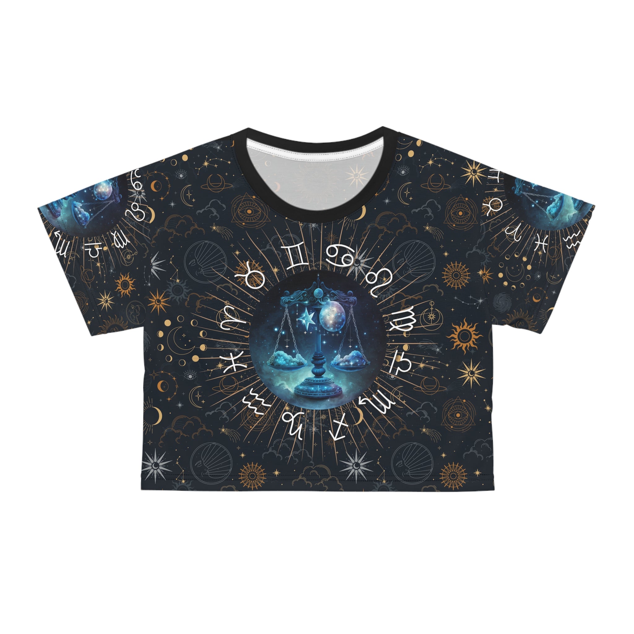 Libra women's crop top, Libra activewear, Libra Zodiac Sign, Libra Astrological, Libra Gift, Libra zodiac tee, Crop Tee, zodiac crop