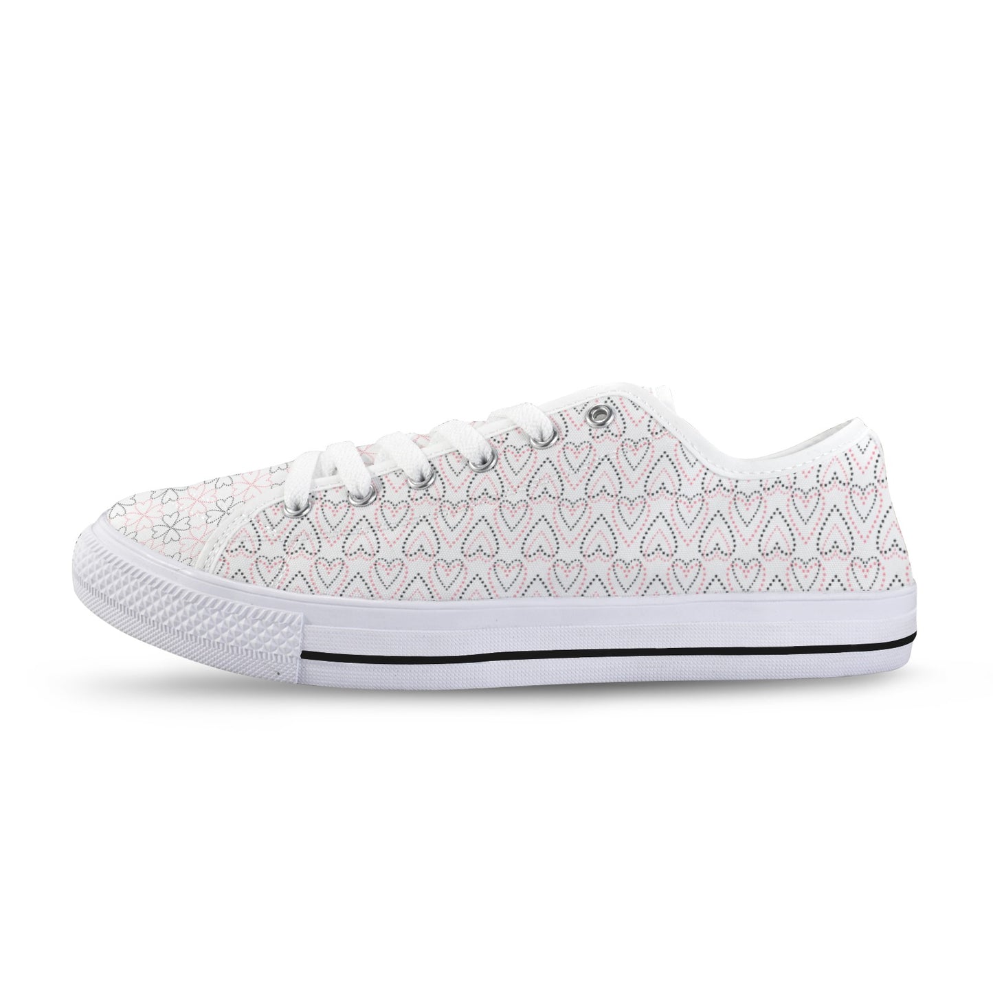 Dotted Hearts Sneakers