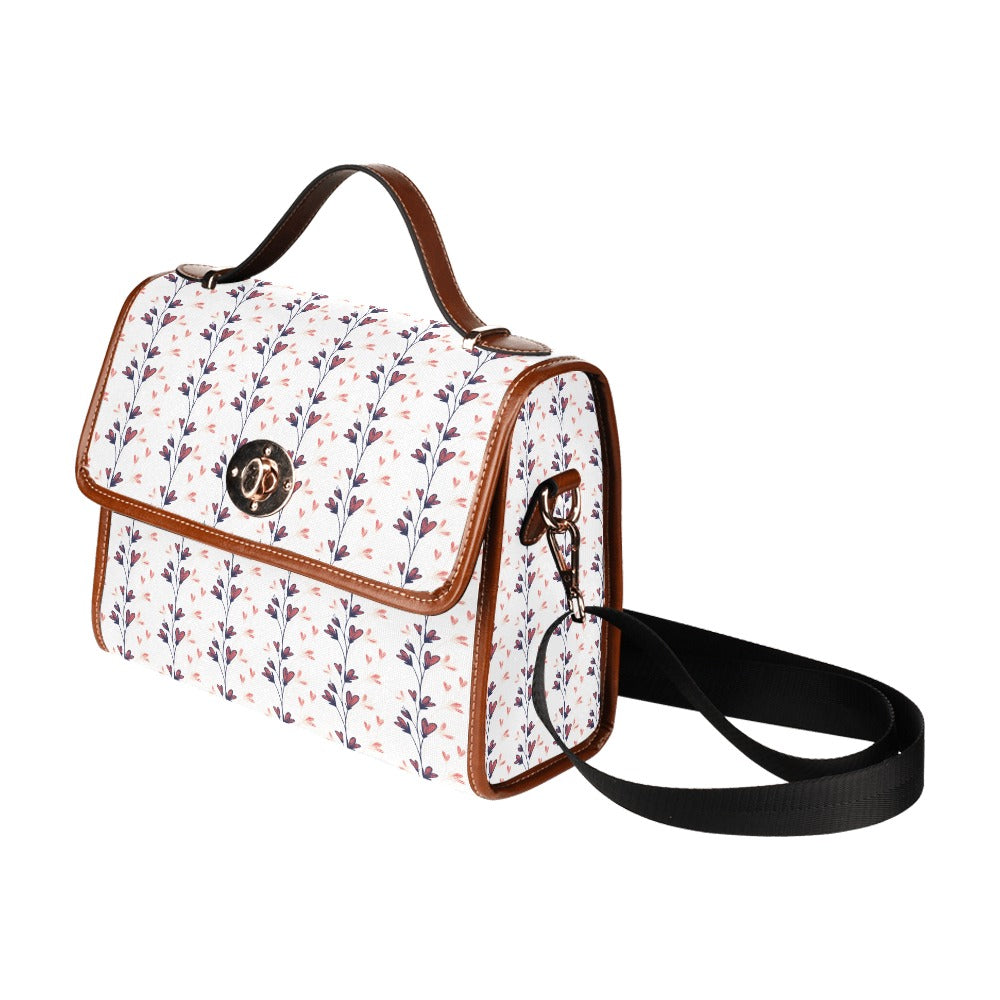 Floral Line Art Handbag