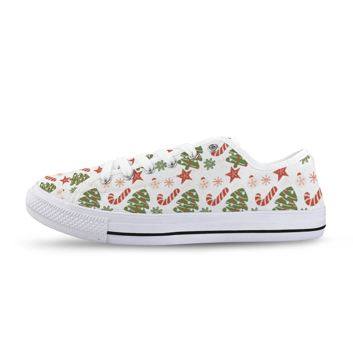 Candy Canes & Christmas Trees Sneakers