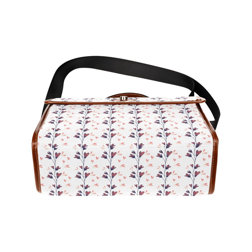 Floral Line Art Handbag