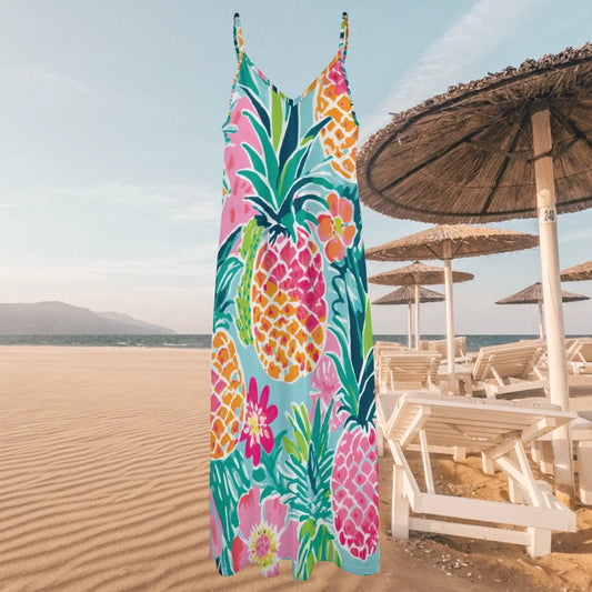 Sling Ankle Long Dress