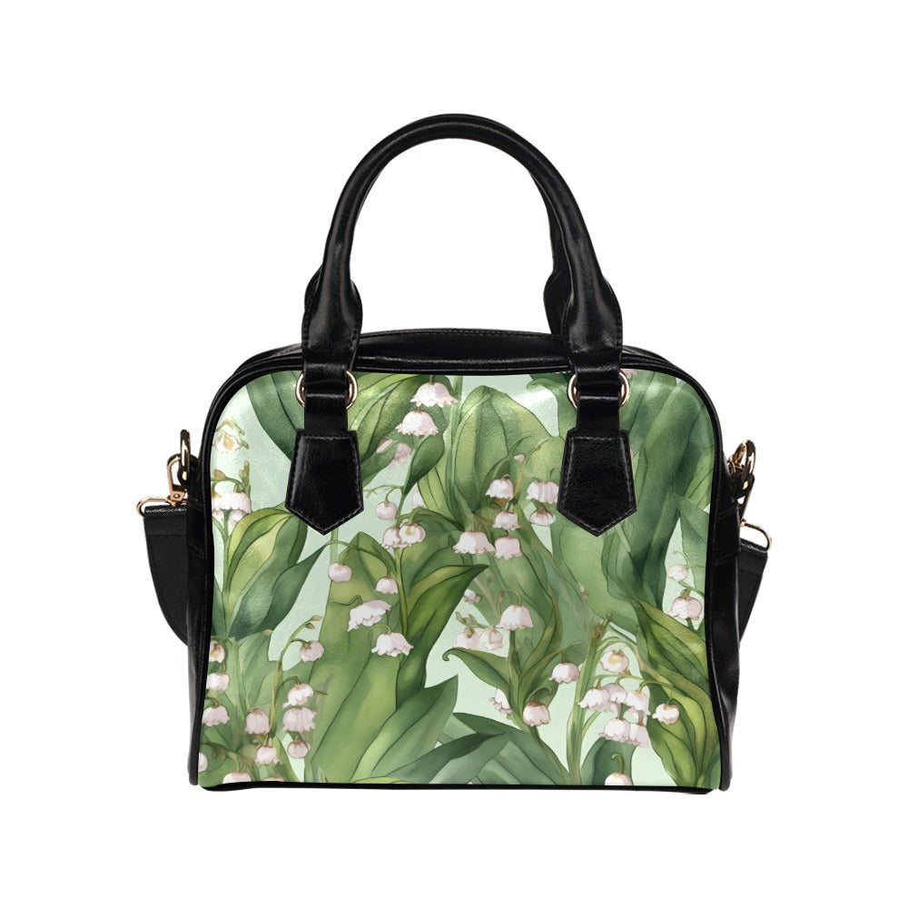 Lily of the Valley Print Bag, lily of the Valley Birth Month Handbag, Birth Month Bag, May Birth Month Bag, Shoulder Handbag
