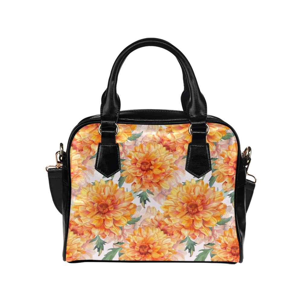 Marigold Print Bag, Marigold Birth Month Handbag, Birth Month Bag, October Birth Month Bag, Shoulder Handbag
