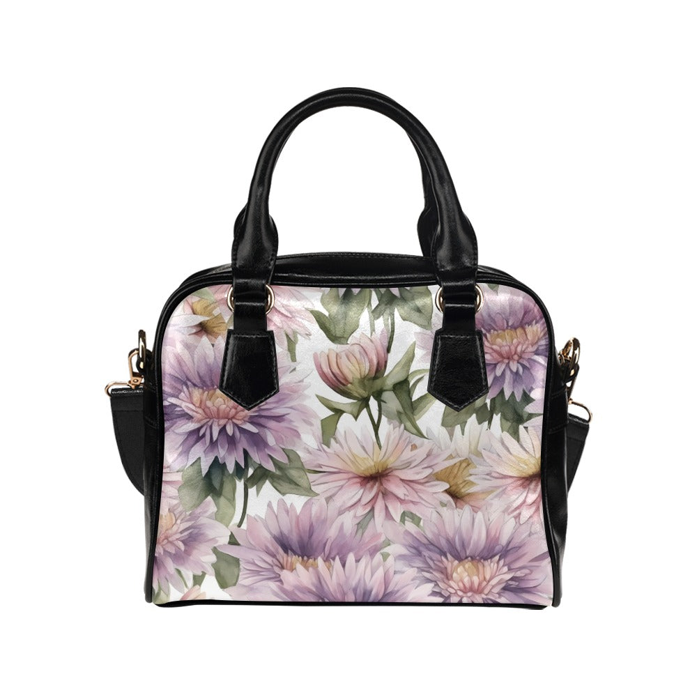 Aster Print Bag, Aster Birth Month Handbag, Birth Month Bag, September Birth Month Bag, Shoulder Handbag