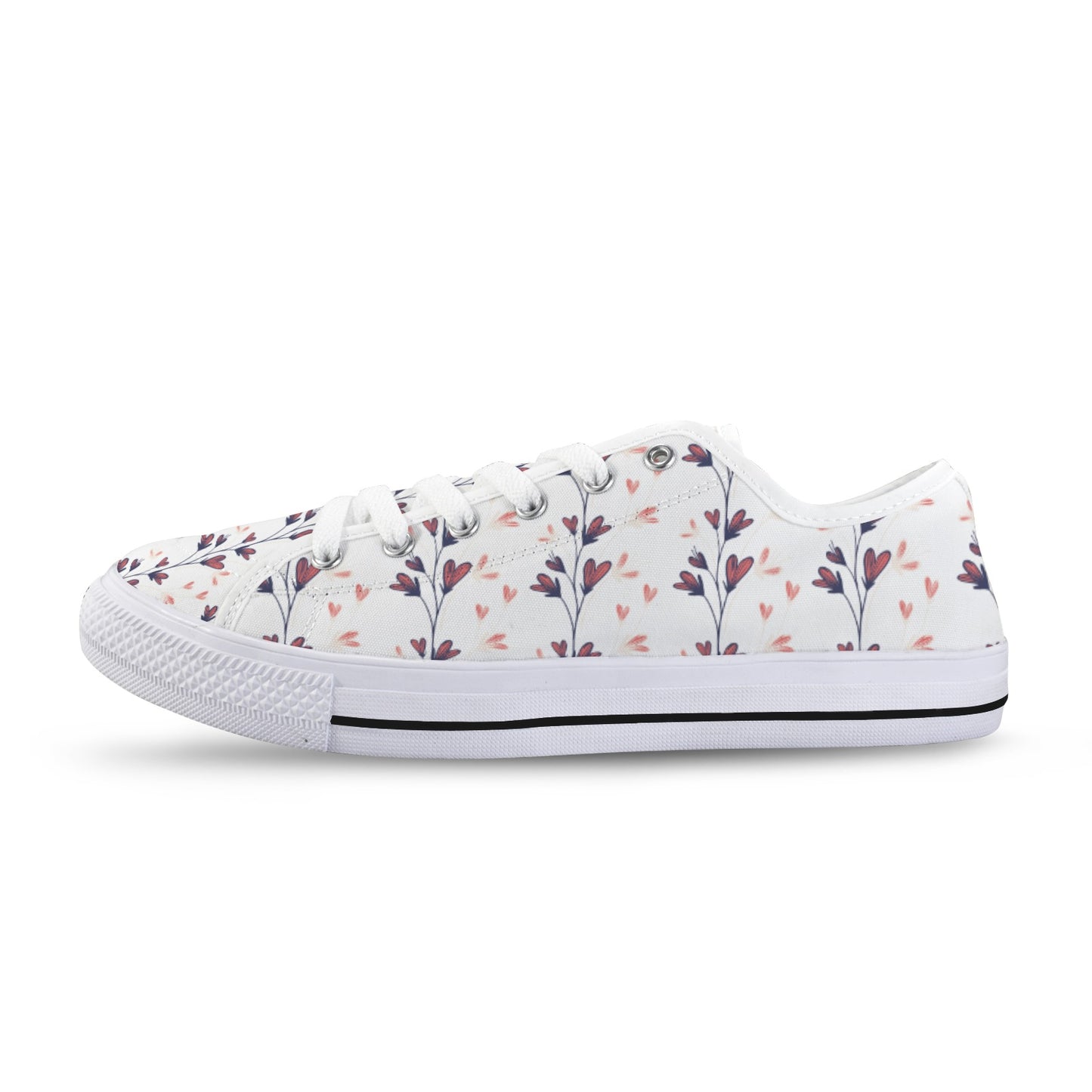 Floral Line Art Sneakers