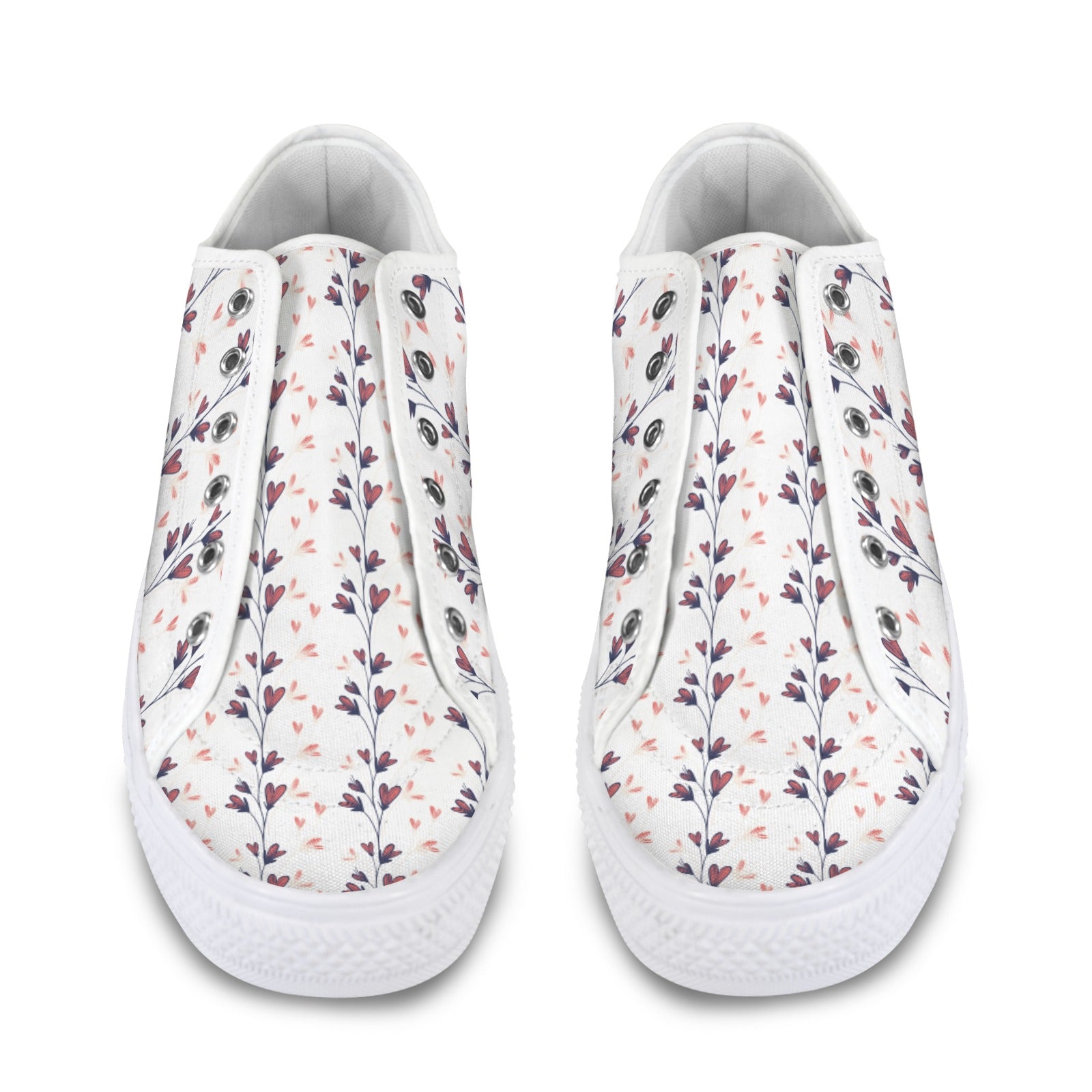 Floral Line Art Sneakers