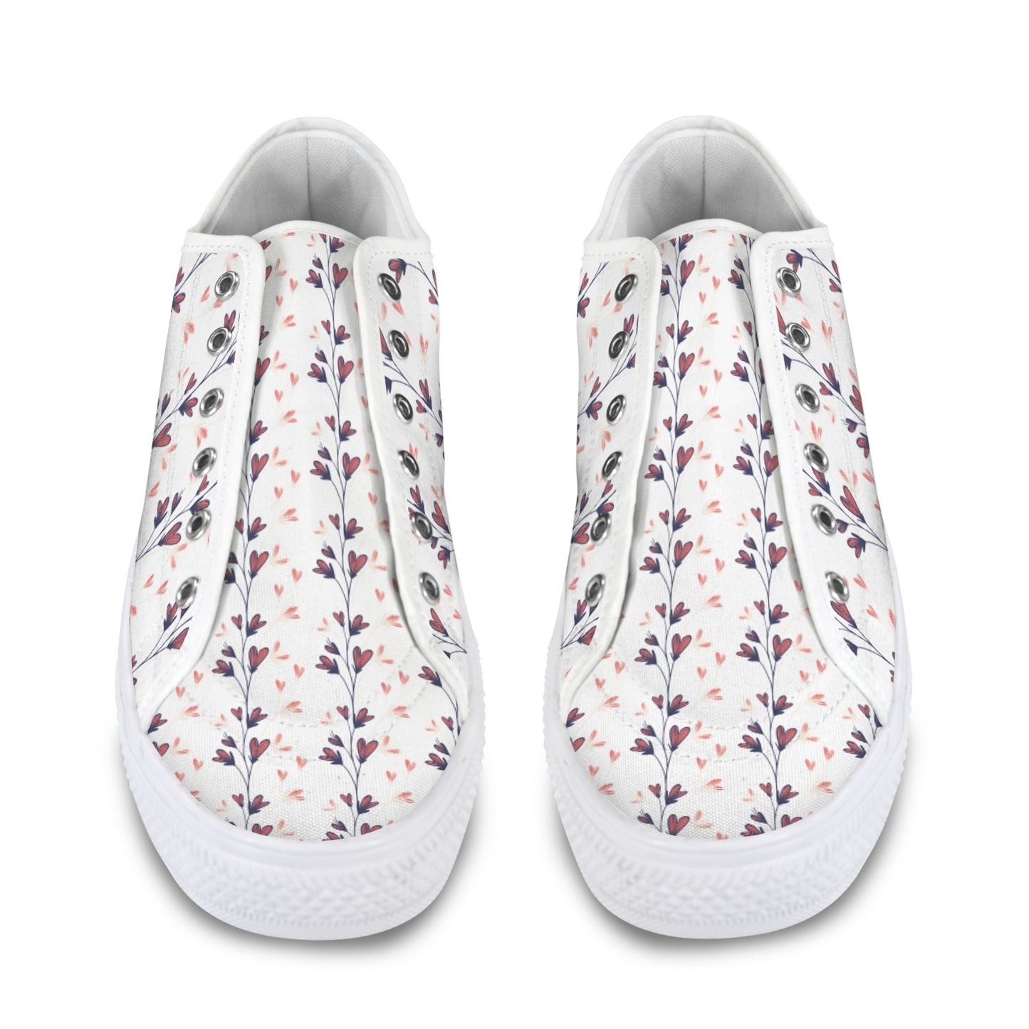 Floral Line Art Sneakers